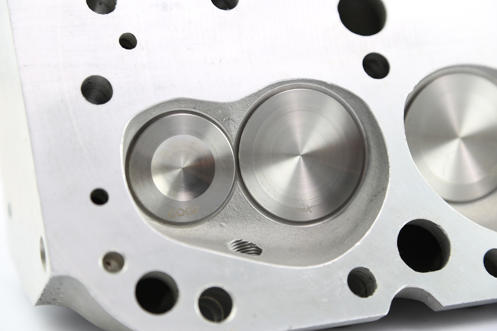 Generic® FF281.1009 SBC Chevy 350 Complete Straight Aluminum Cylinder Heads 190cc 64 Studs G Plates