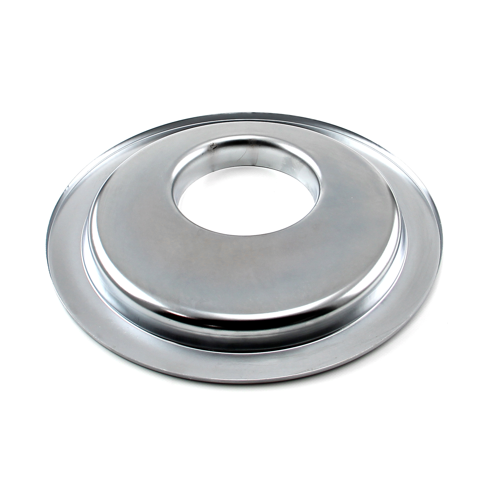 Speedmaster® PCE101.1004 14" Chrome Flat Offset Air Cleaner Base