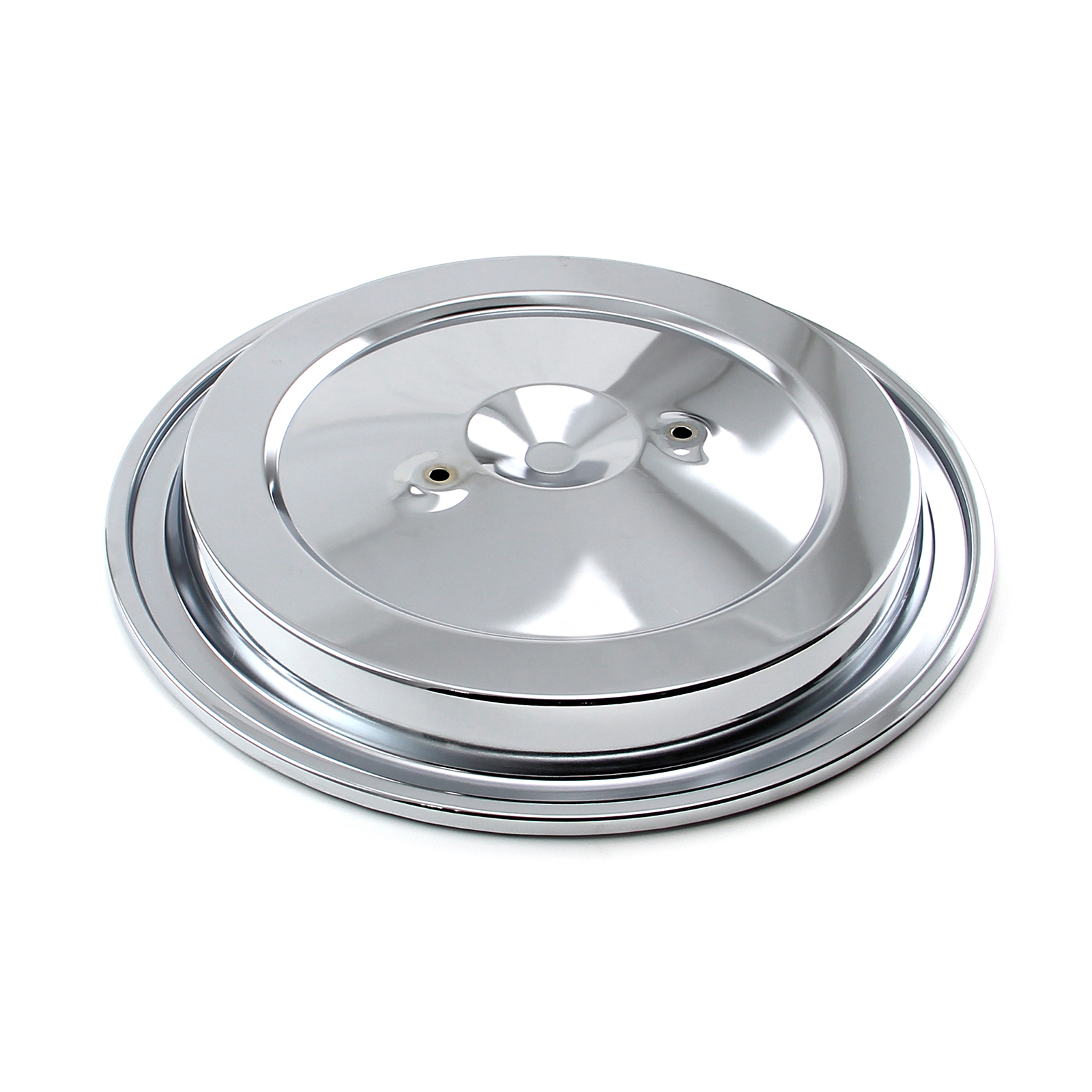 Speedmaster® PCE103.1006 15" (15.375") Chrome Dual Wing Nut Air Cleaner Top