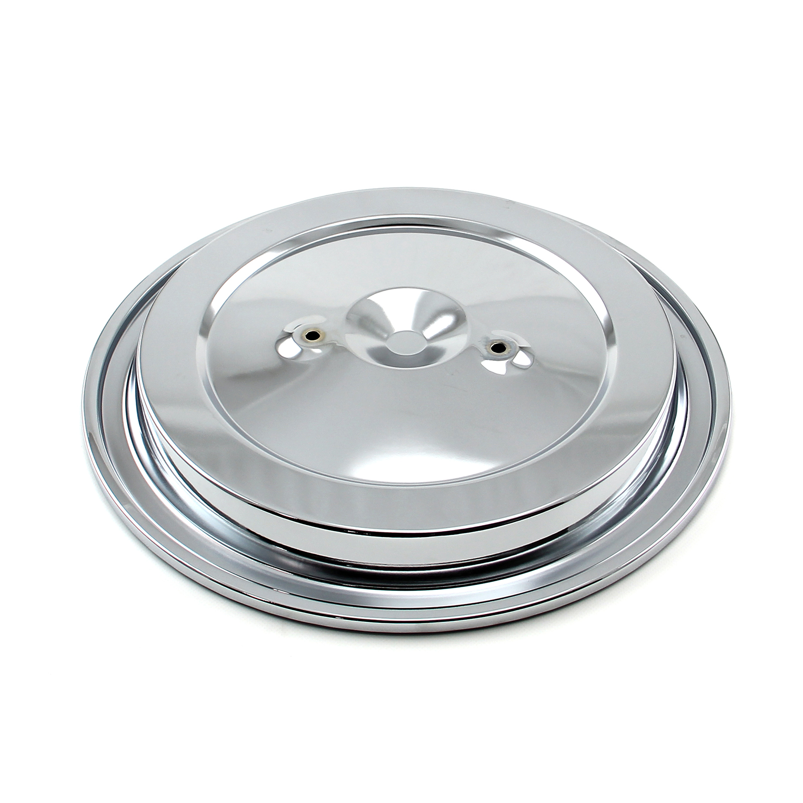 Speedmaster® PCE103.1006 15" (15.375") Chrome Dual Wing Nut Air Cleaner Top