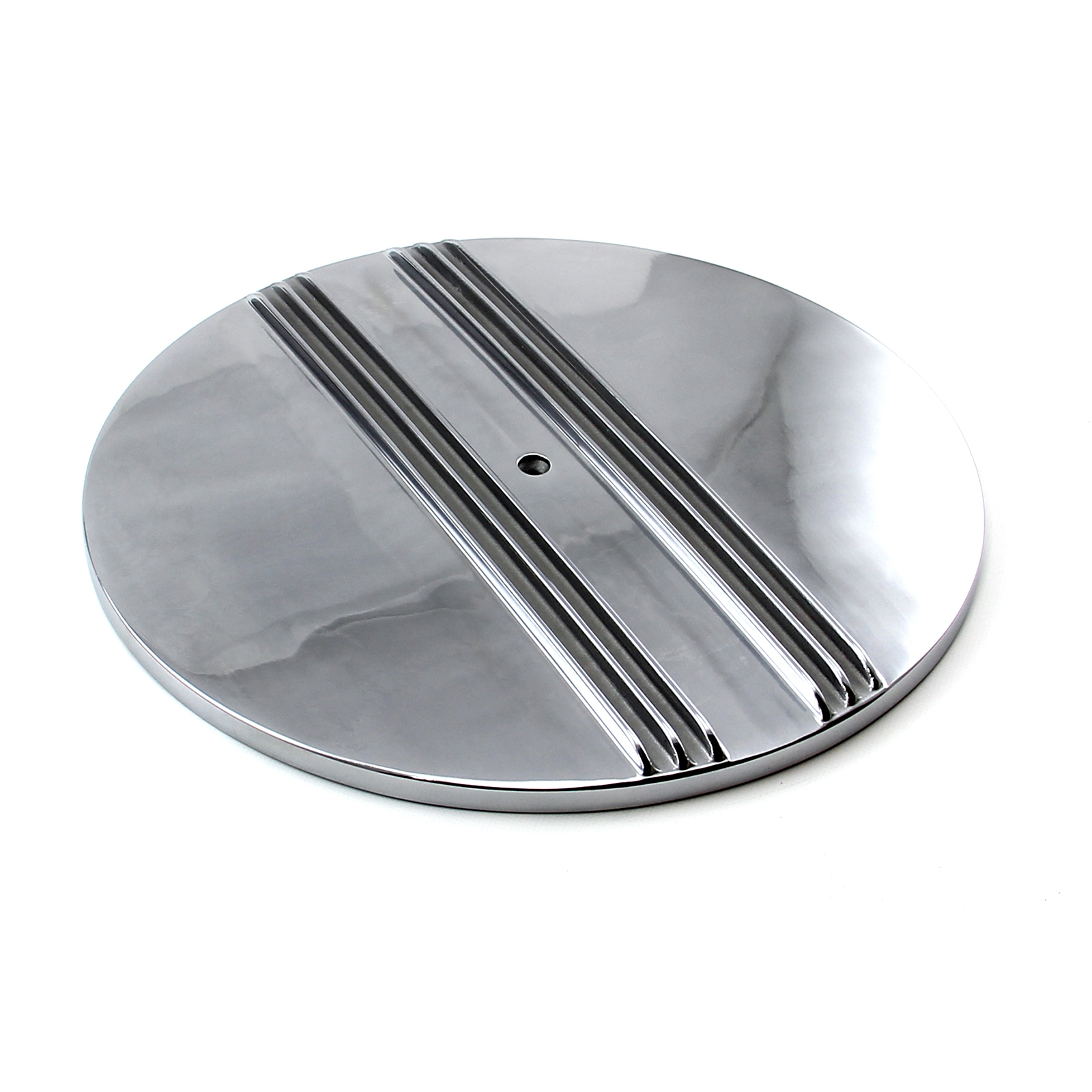 14" Aluminum Classic Finned Center Air Cleaner Top