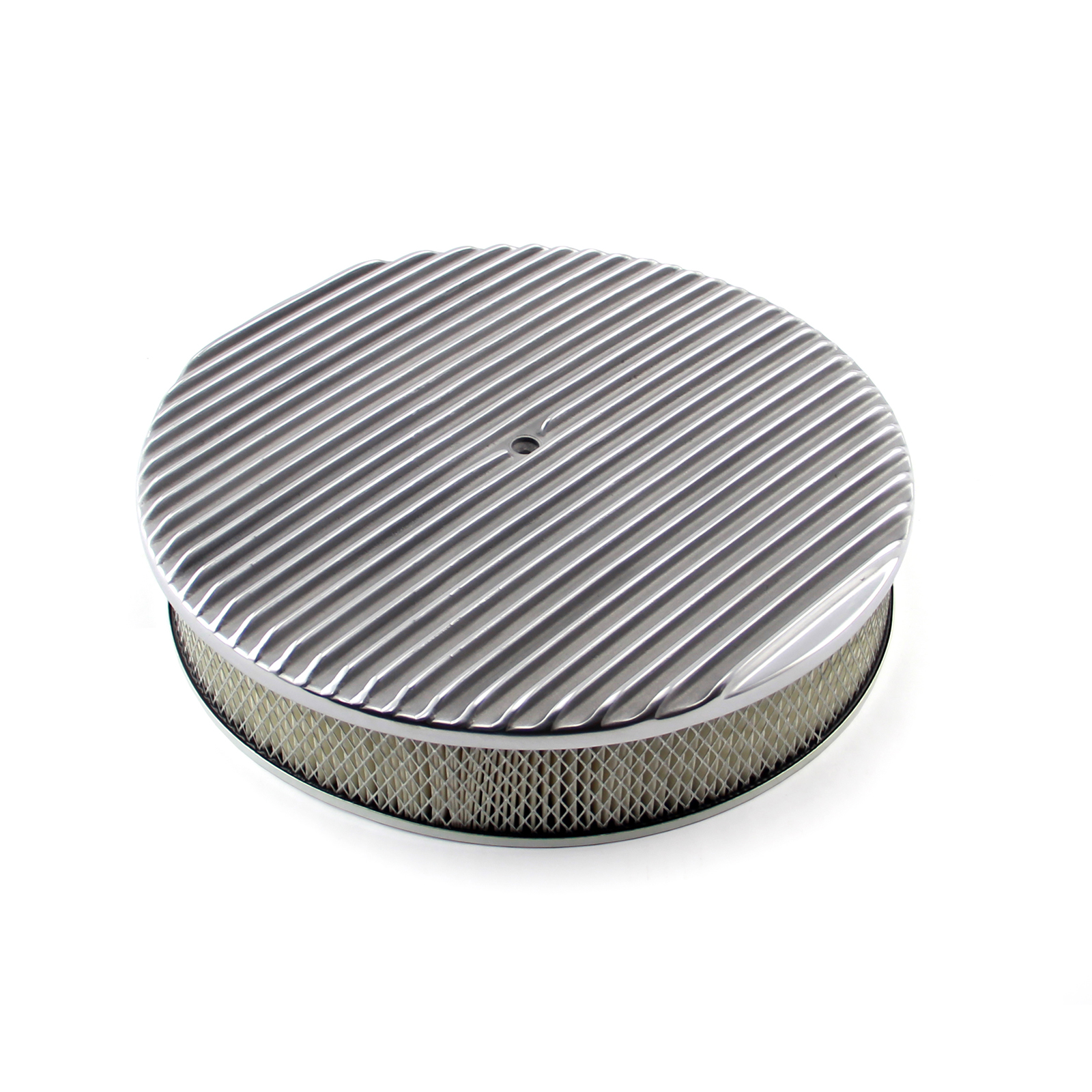 Speedmaster® PCE104.1015.02 14" Classic Finned Aluminum Air Cleaner Kit with 3" Element