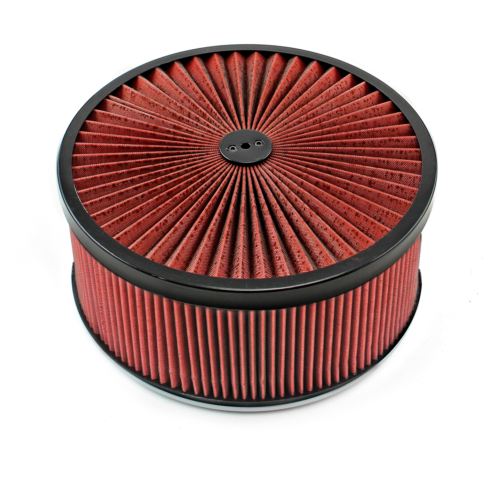 Speedmaster® PCE104.1030.04 14" x 6" Washable Element Extreme Top w/Black Ring Flat Base Air Cleaner Kit