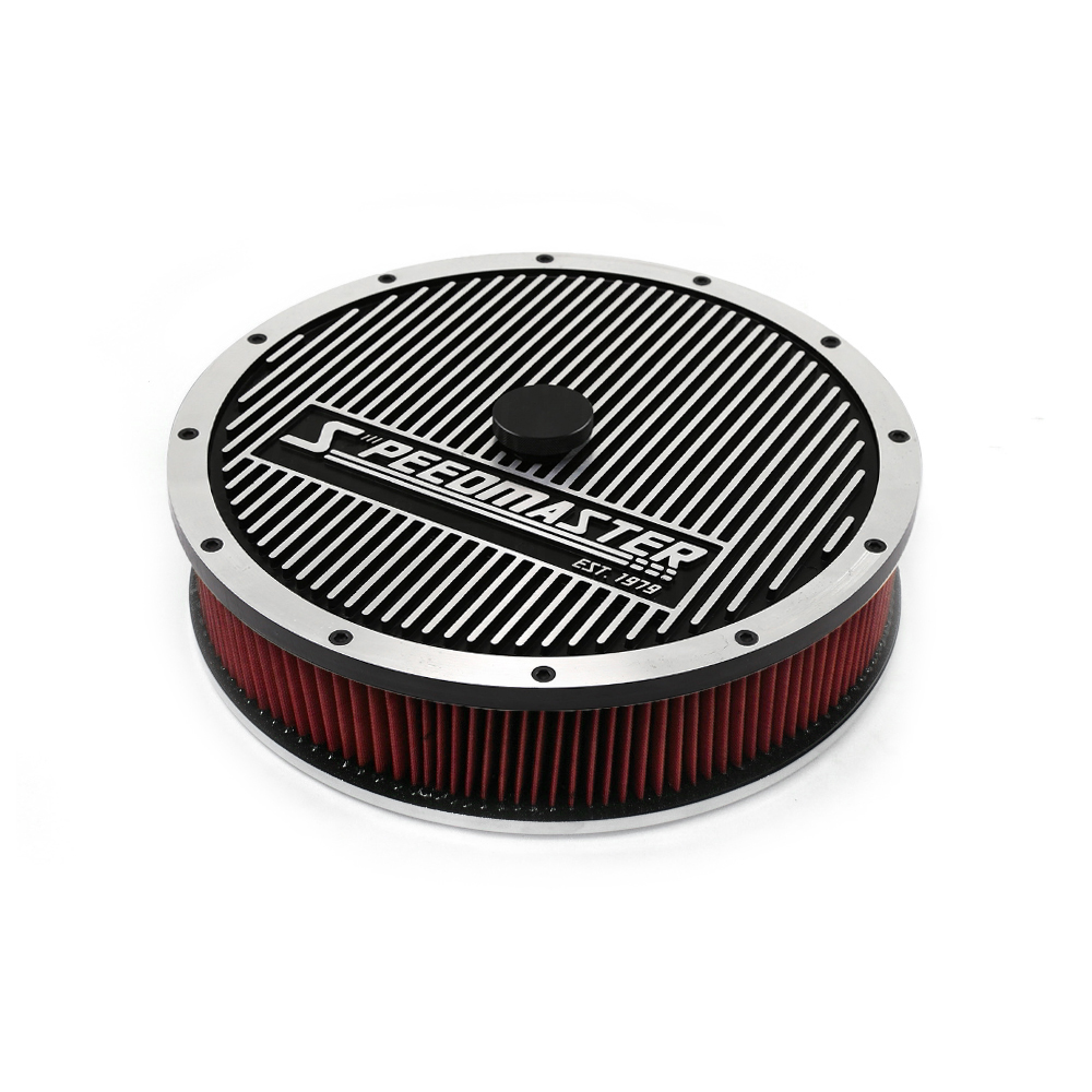14" x 3" Washable Element Elite Top Flat Base Air Cleaner Kit