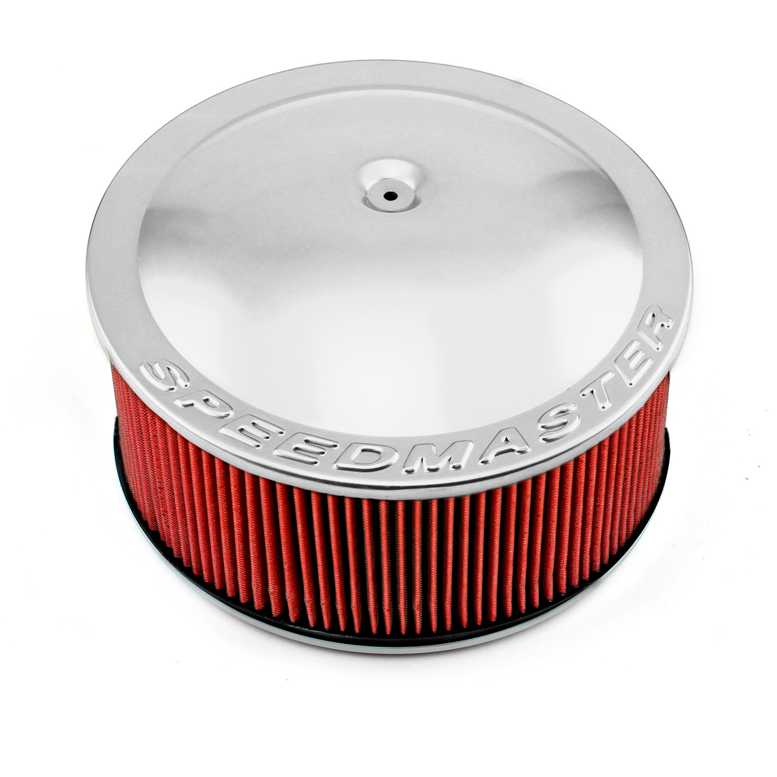 Speedmaster® PCE104.1050.12 14" x 6" Washable Element Drop Base Aluminum Air Cleaner Silver