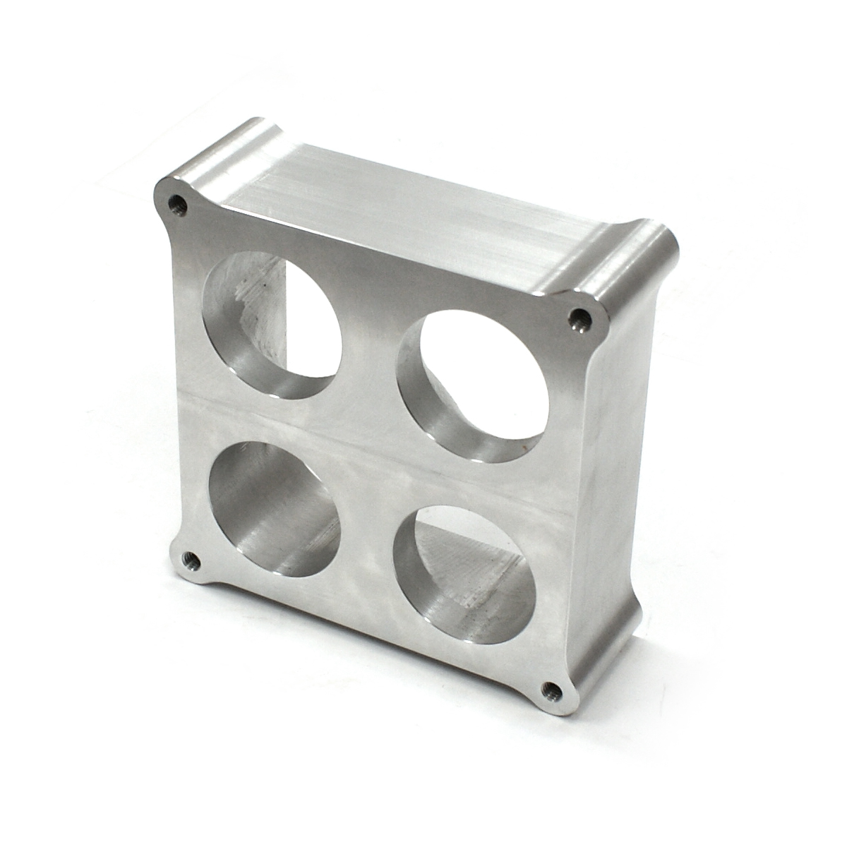 Speedmaster® PCE120.1010 2" Aluminum 4500 CNC Machined Carburetor Spacer Square Bore 4 Port