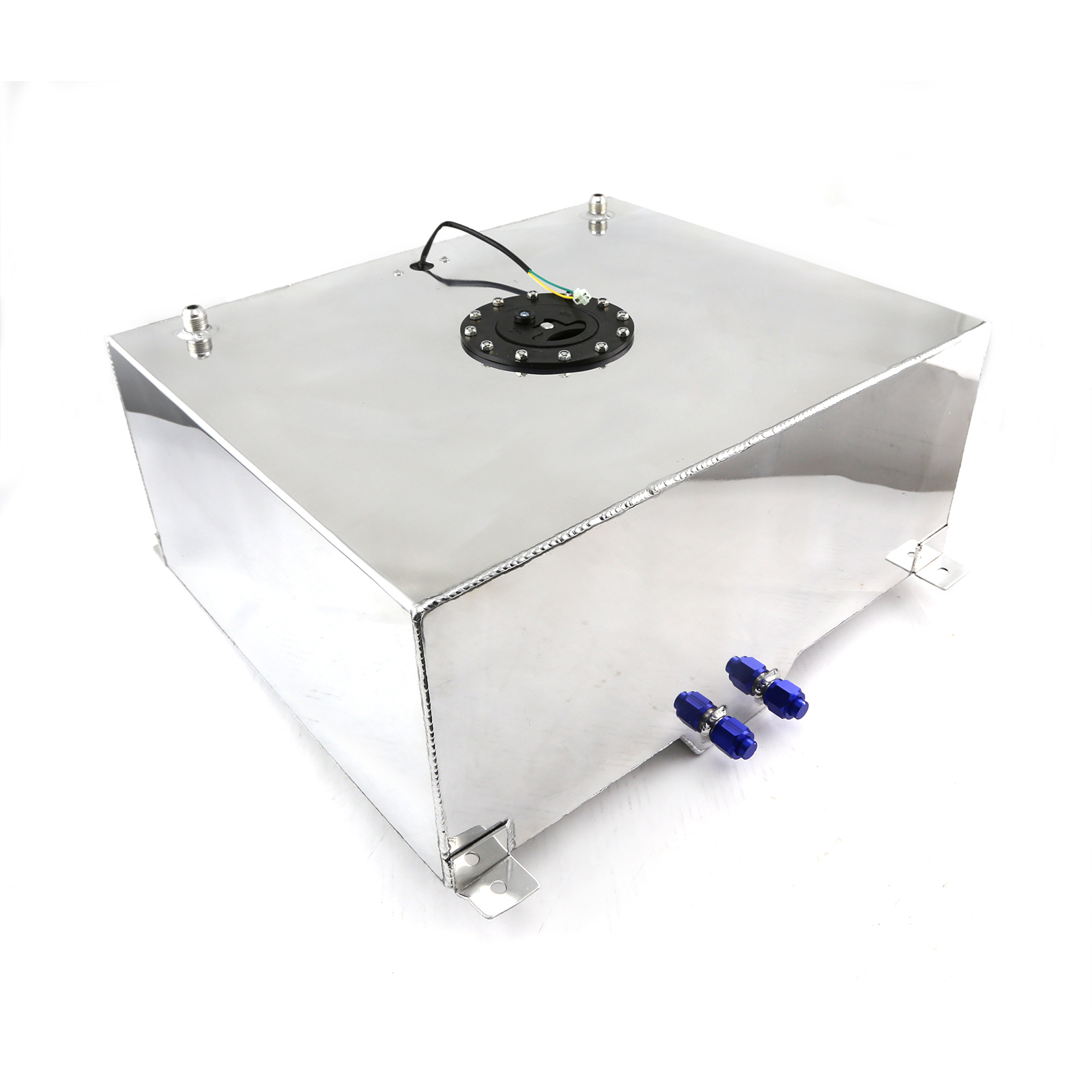 Speedmaster® PCE130.1005 20 Gallon / 80 Litre Lightweight Polished Aluminum Fuel Cell w/ Sender