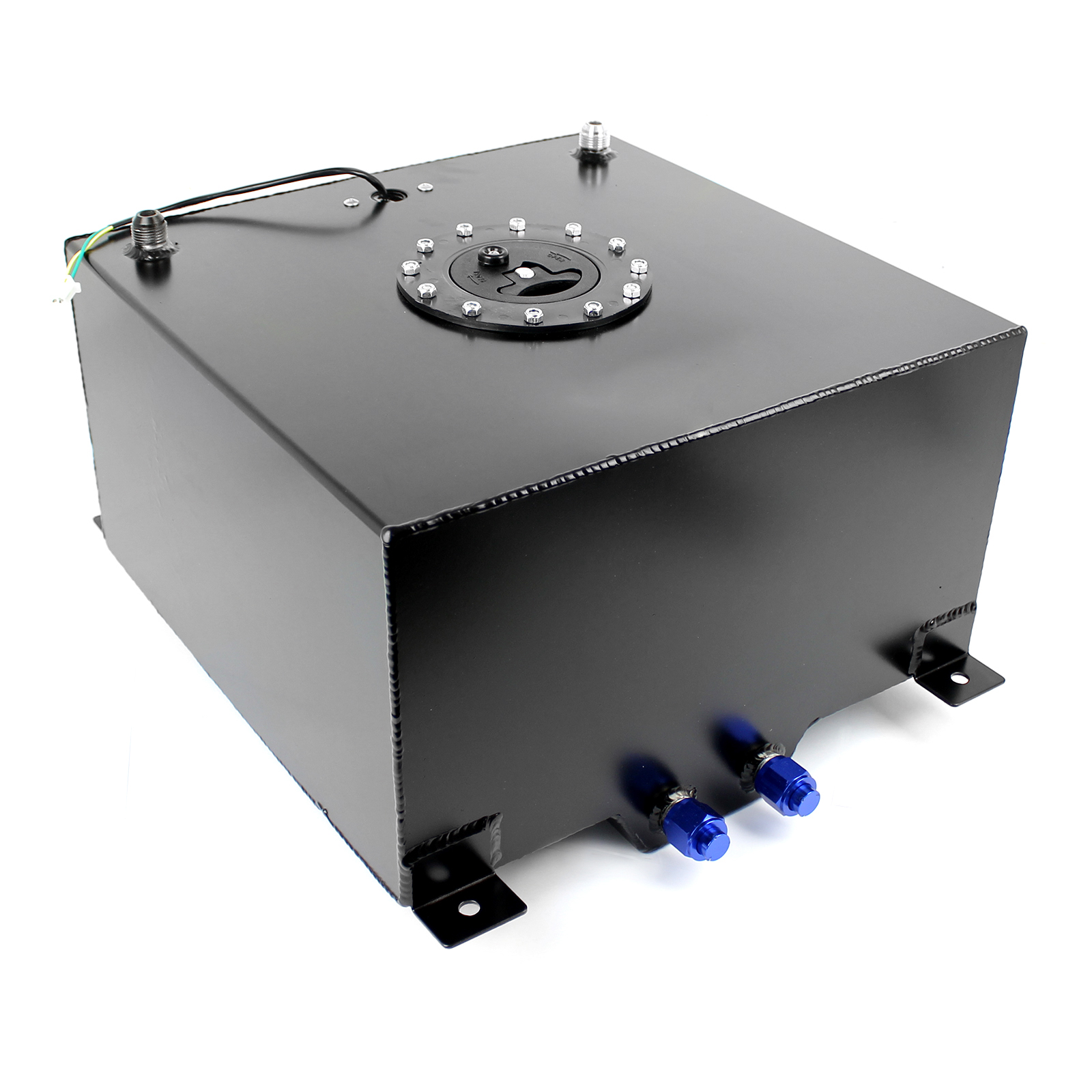 Speedmaster® PCE130.1009 10 Gallon / 40 Litre Lightweight Black Aluminum Fuel Cell w/ Sender