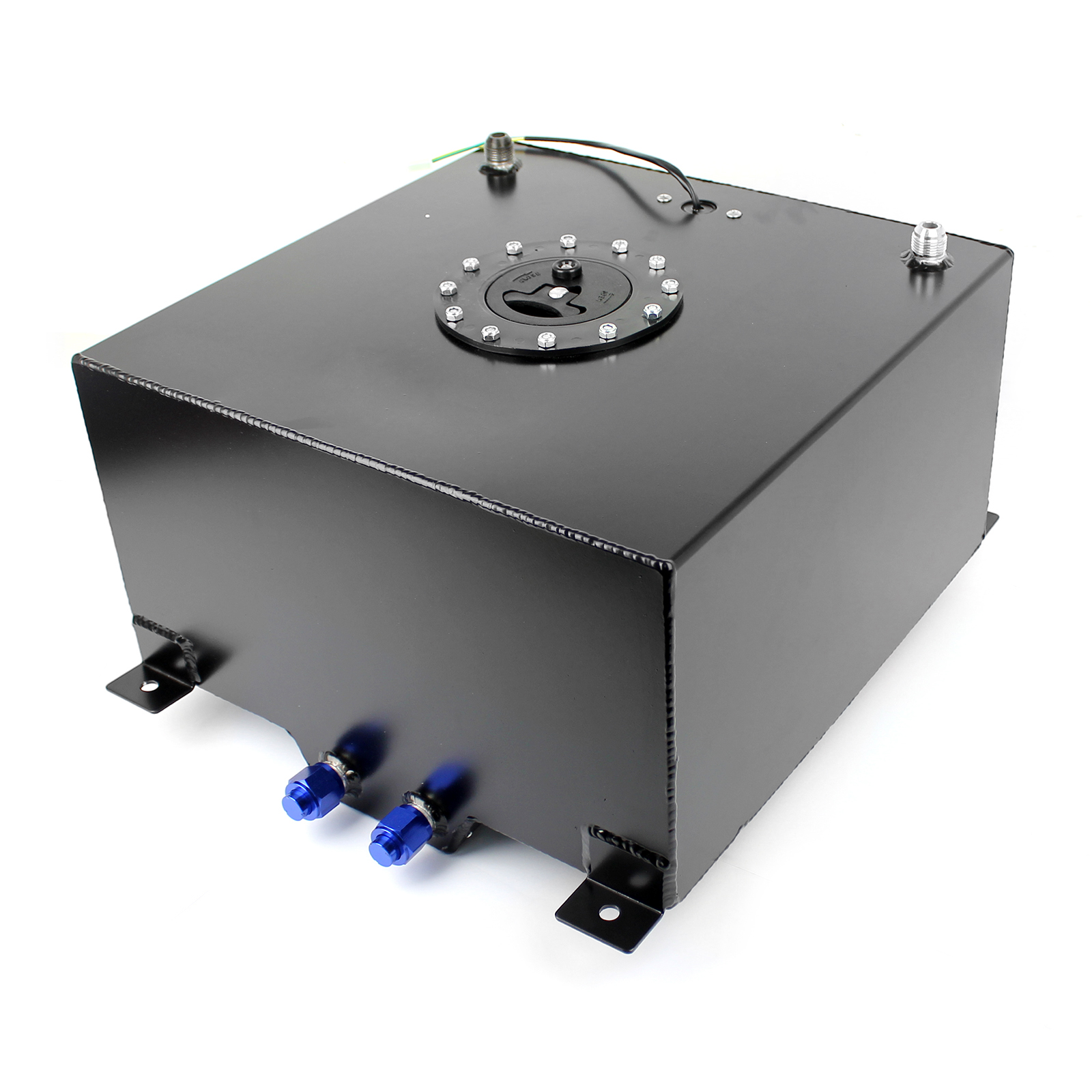 Speedmaster® PCE130.1009 10 Gallon / 40 Litre Lightweight Black Aluminum Fuel Cell w/ Sender