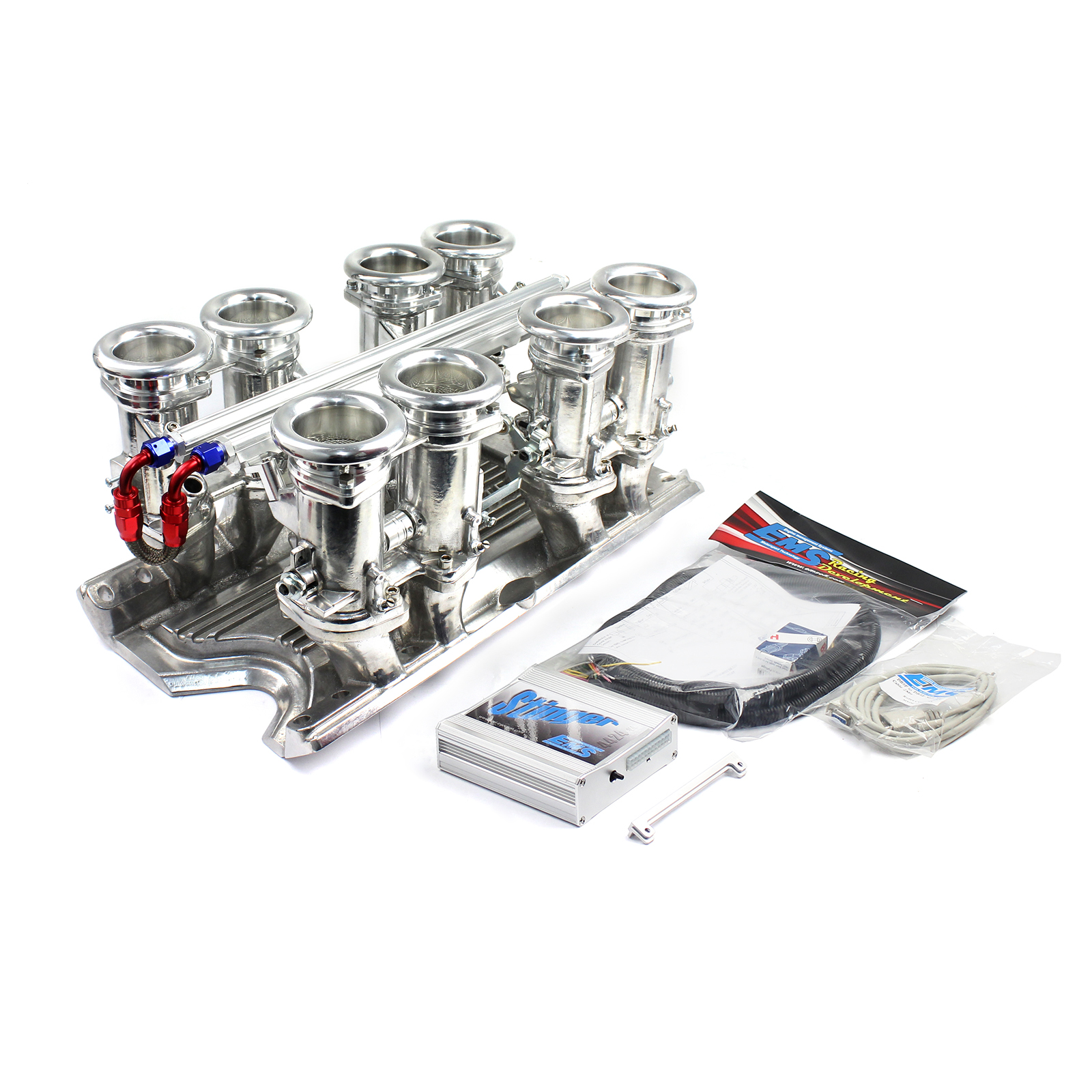 Holden 253 308 Downdraft EFI Intake Manifold & Ems Stinger v4 ECU