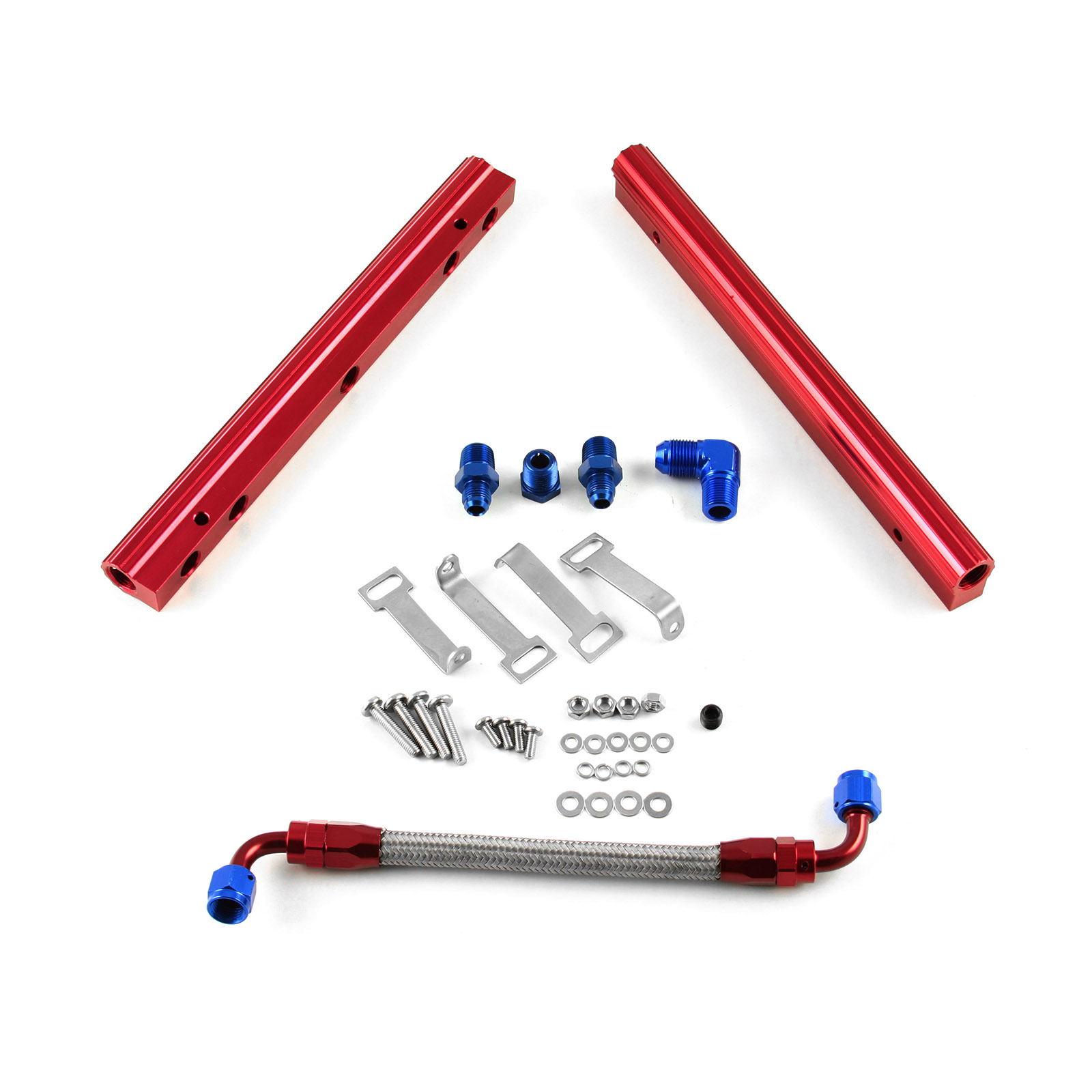 Chevy BBC 454 Billet Aluminum Fuel Injector Rail Kit