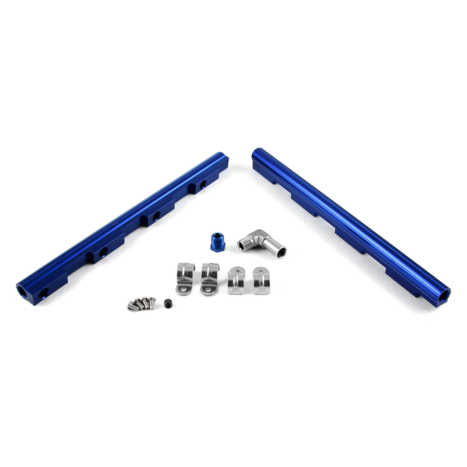 Speedmaster® PCE137.1010.03 Ford 4.6L 1996-98 2V Aluminum Fuel Injector Rail Only [Blue]
