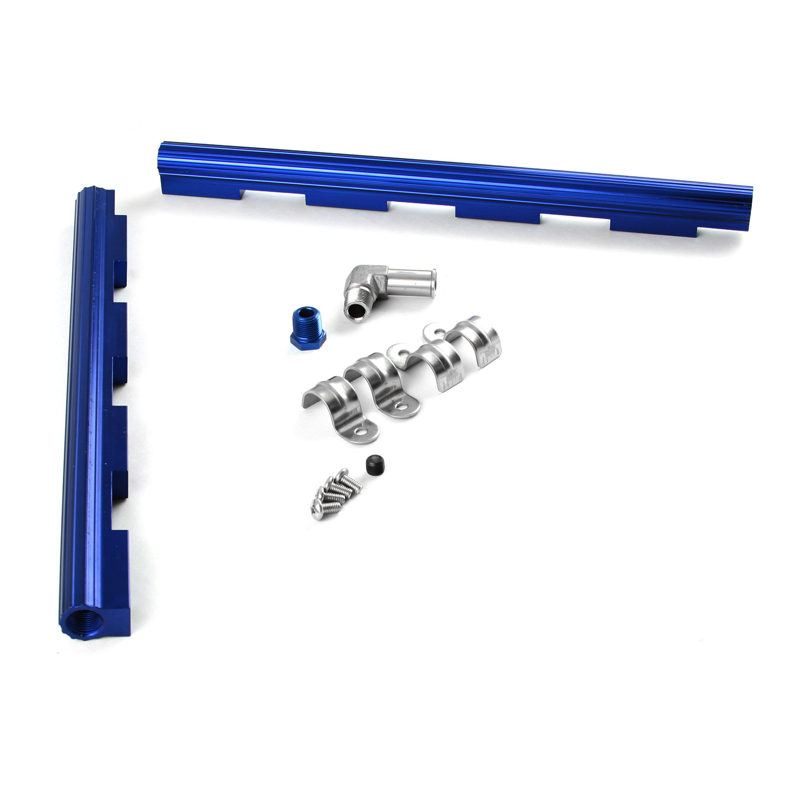 Speedmaster® PCE137.1010.03 Ford 4.6L 1996-98 2V Aluminum Fuel Injector Rail Only [Blue]