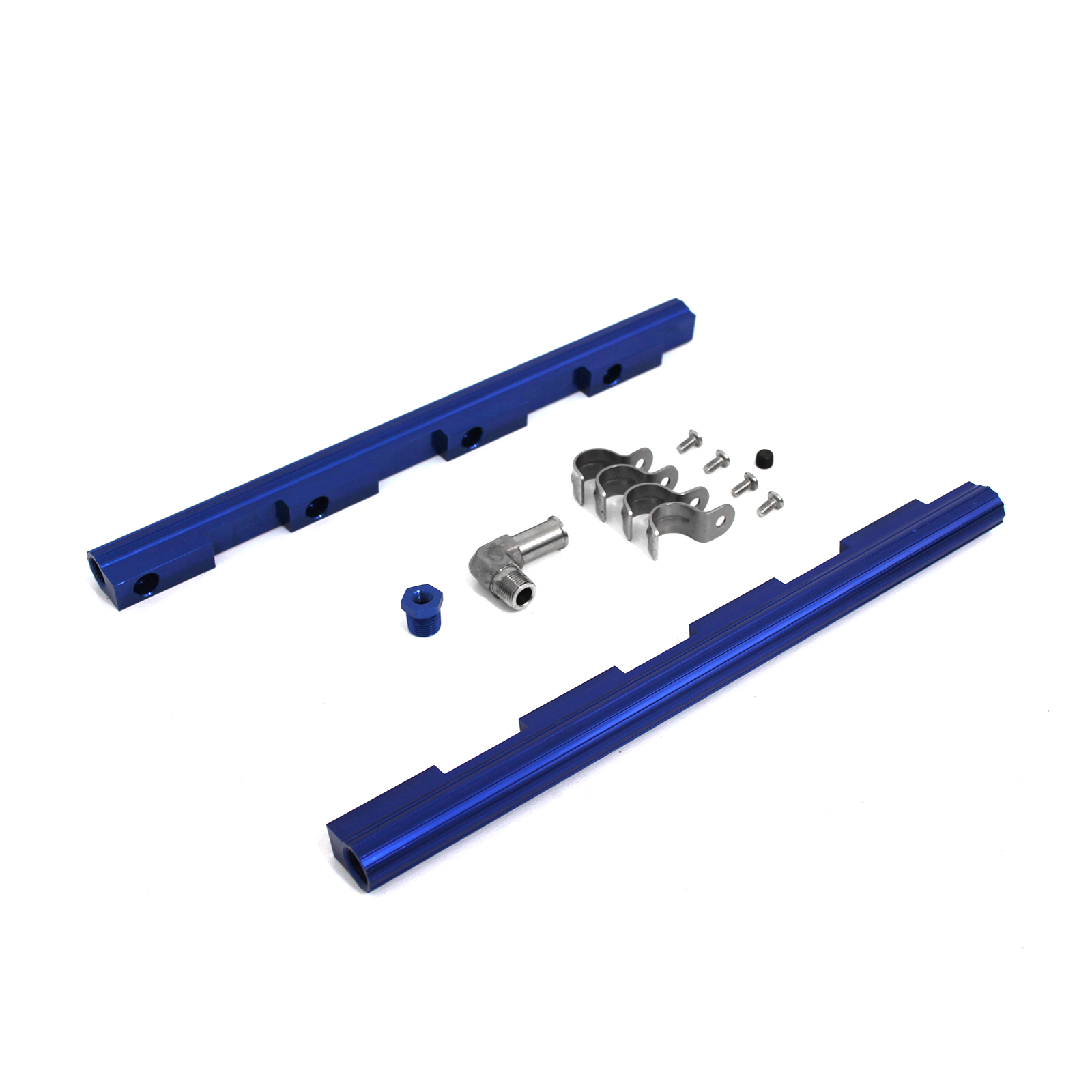 Speedmaster® PCE137.1010.03 Ford 4.6L 1996-98 2V Aluminum Fuel Injector Rail Only [Blue]