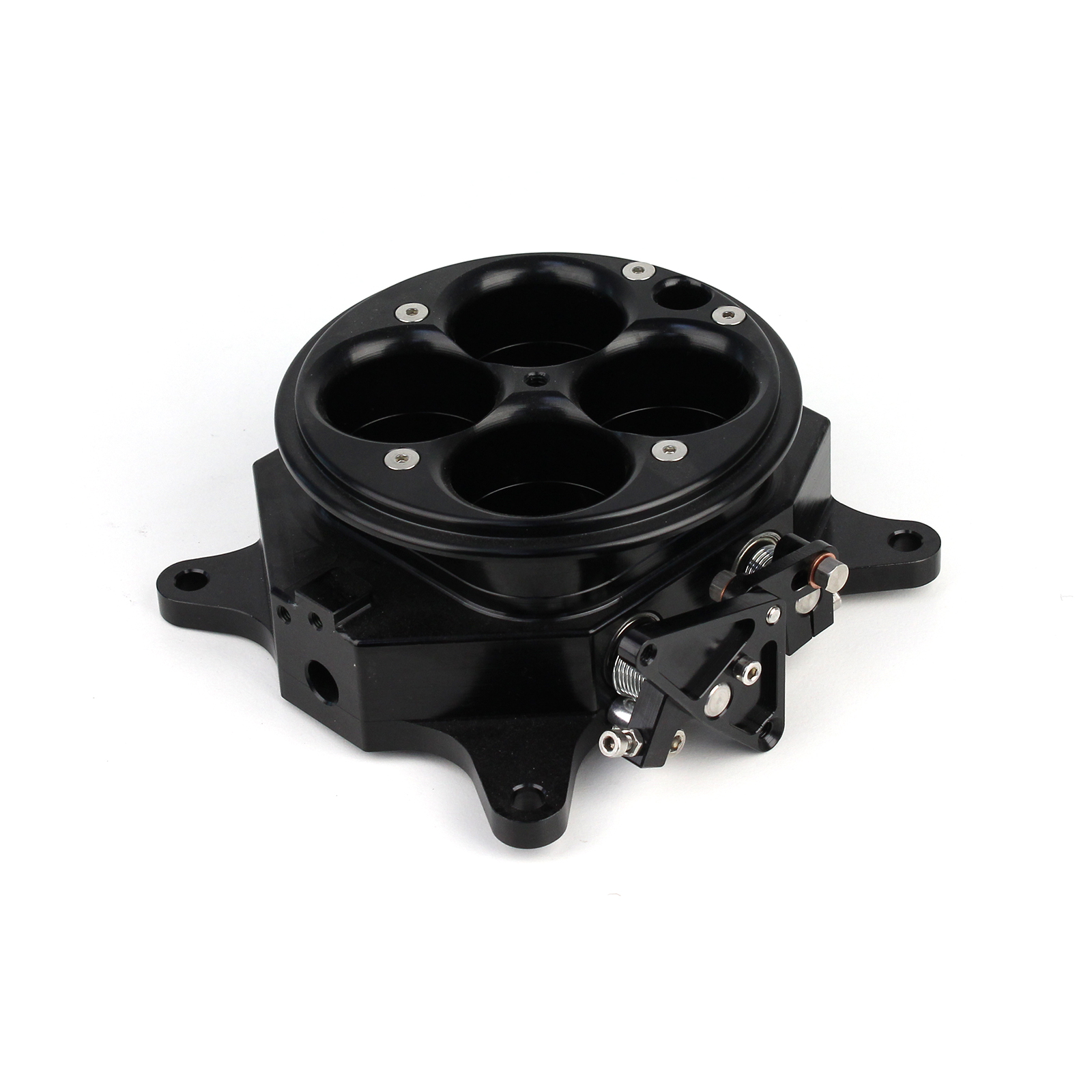 Speedmaster® PCE138.1002.03 1200 Cfm 4 Barrel 4150 Billet Throttle Body - Black