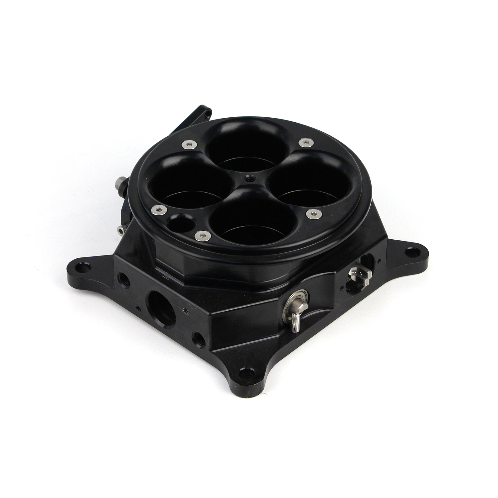 Speedmaster® PCE138.1002.03 1200 Cfm 4 Barrel 4150 Billet Throttle Body - Black