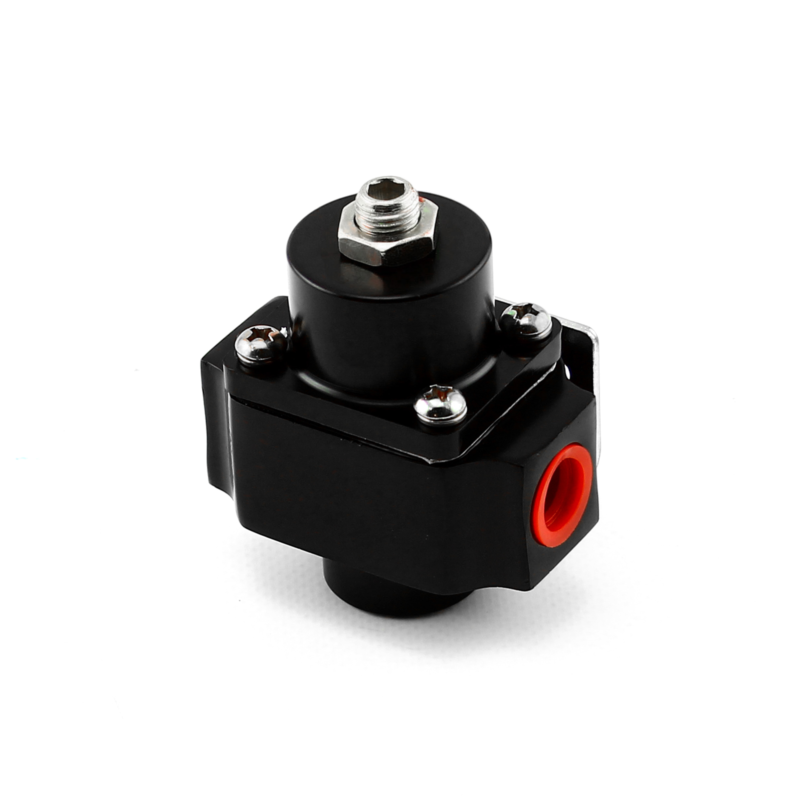 Speedmaster® PCE139.1004.03 3-12 psi Adjustable Universal Deadhead Fuel Pressure Billet Regulator Black