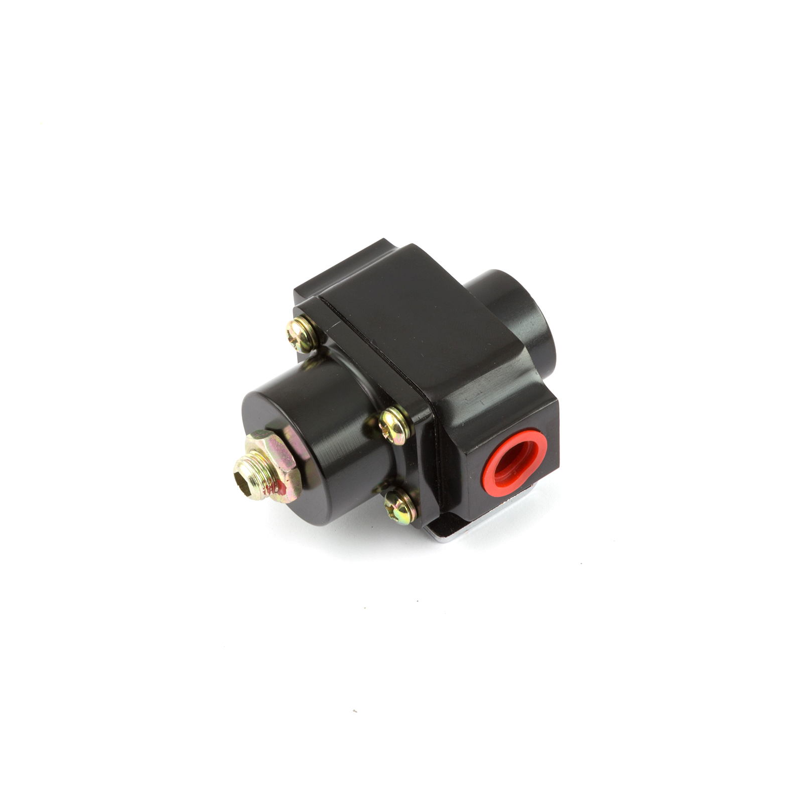 Speedmaster® PCE139.1004.03 3-12 psi Adjustable Universal Deadhead Fuel Pressure Billet Regulator Black