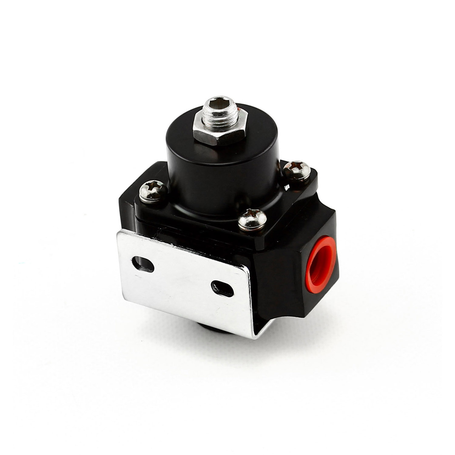 Speedmaster® PCE139.1004.03 3-12 psi Adjustable Universal Deadhead Fuel Pressure Billet Regulator Black