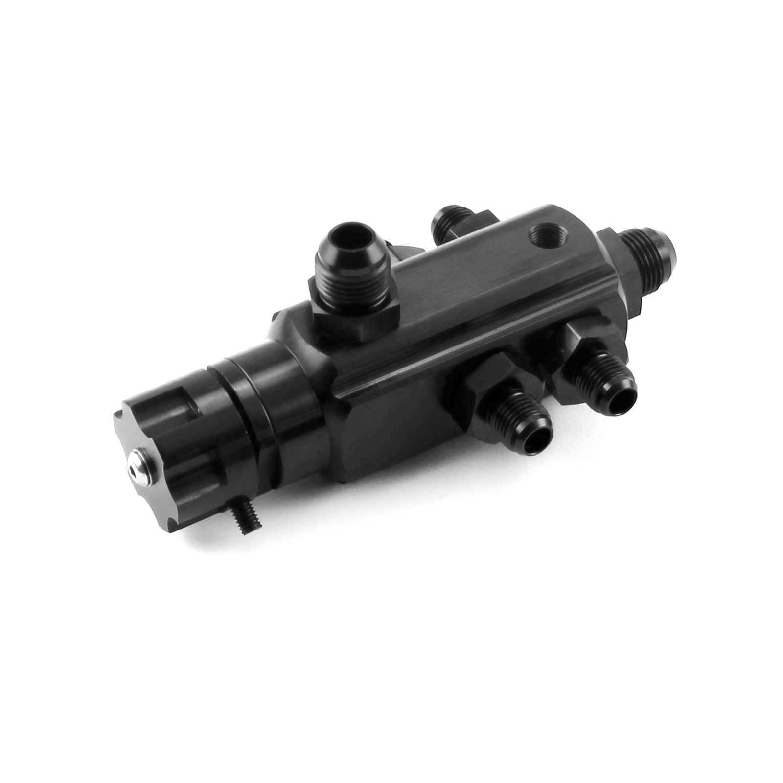 Speedmaster® PCE139.1008 4 Port Universal Billet Return Style Adjustable Fuel Pressure Regulator 2-40psi