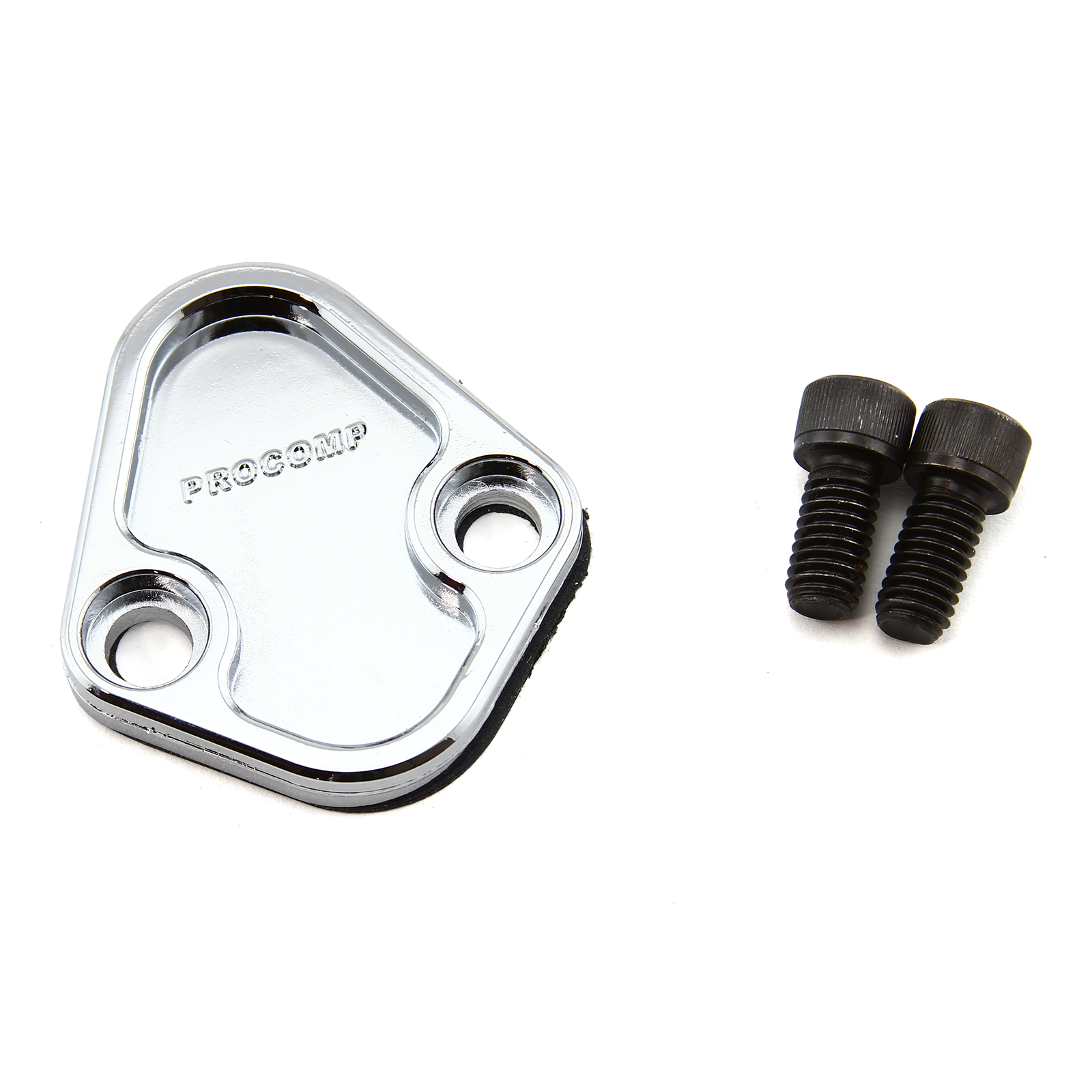 Speedmaster® PCE140.1004.01 Universal Chevy BBC Ford SB BB Chrysler Fuel Pump Block-Off Plate Chrome