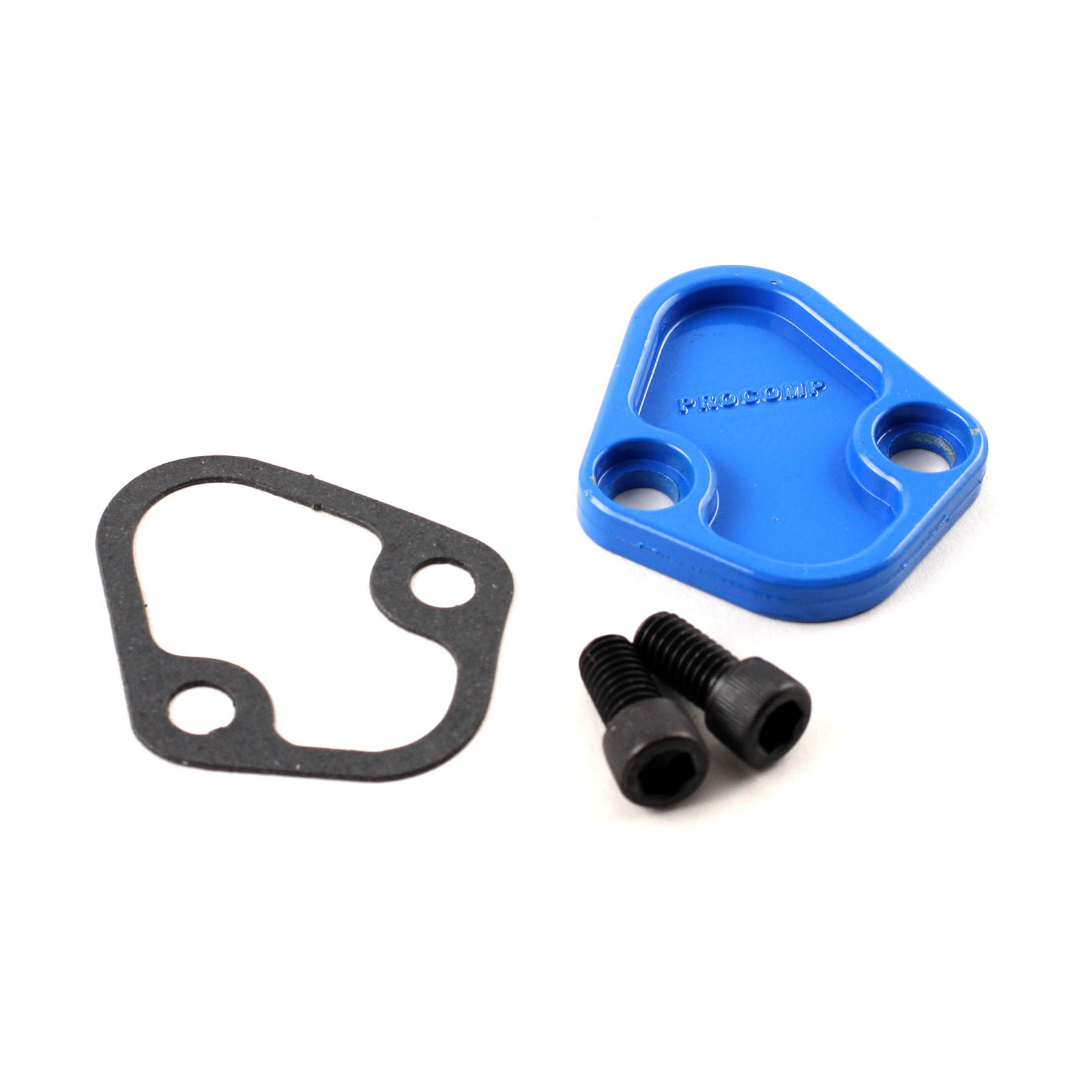 Speedmaster® PCE140.1004.03 Universal Chevy BBC Ford SB BB Chrysler Fuel Pump Block-Off Plate Blue