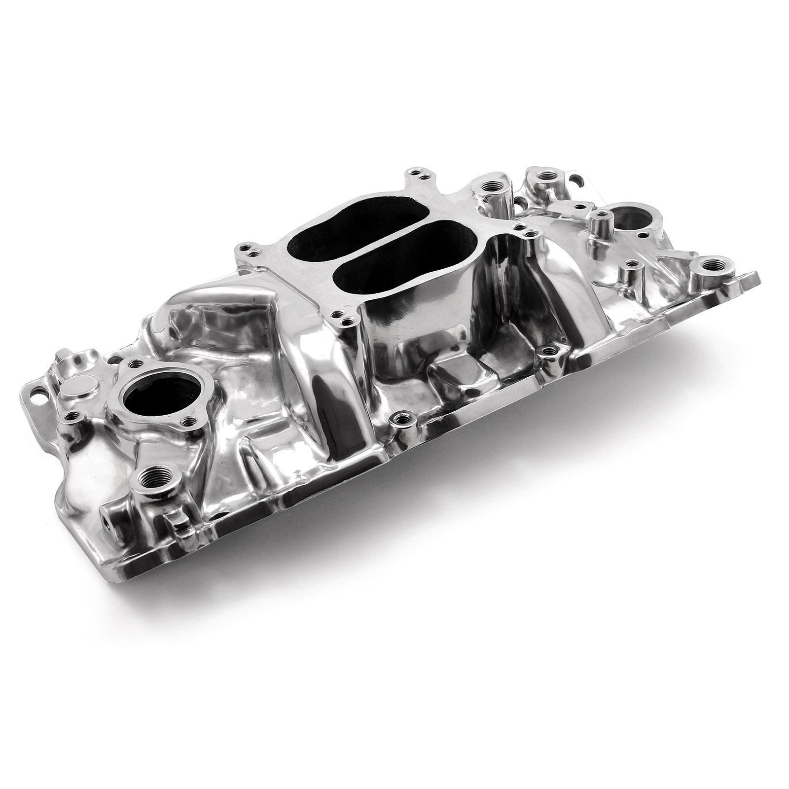 Speedmaster® PCE147.1001 Chevy SBC 350 1957-95 (Non EGR) LowRise Intake Manifold [Polished]