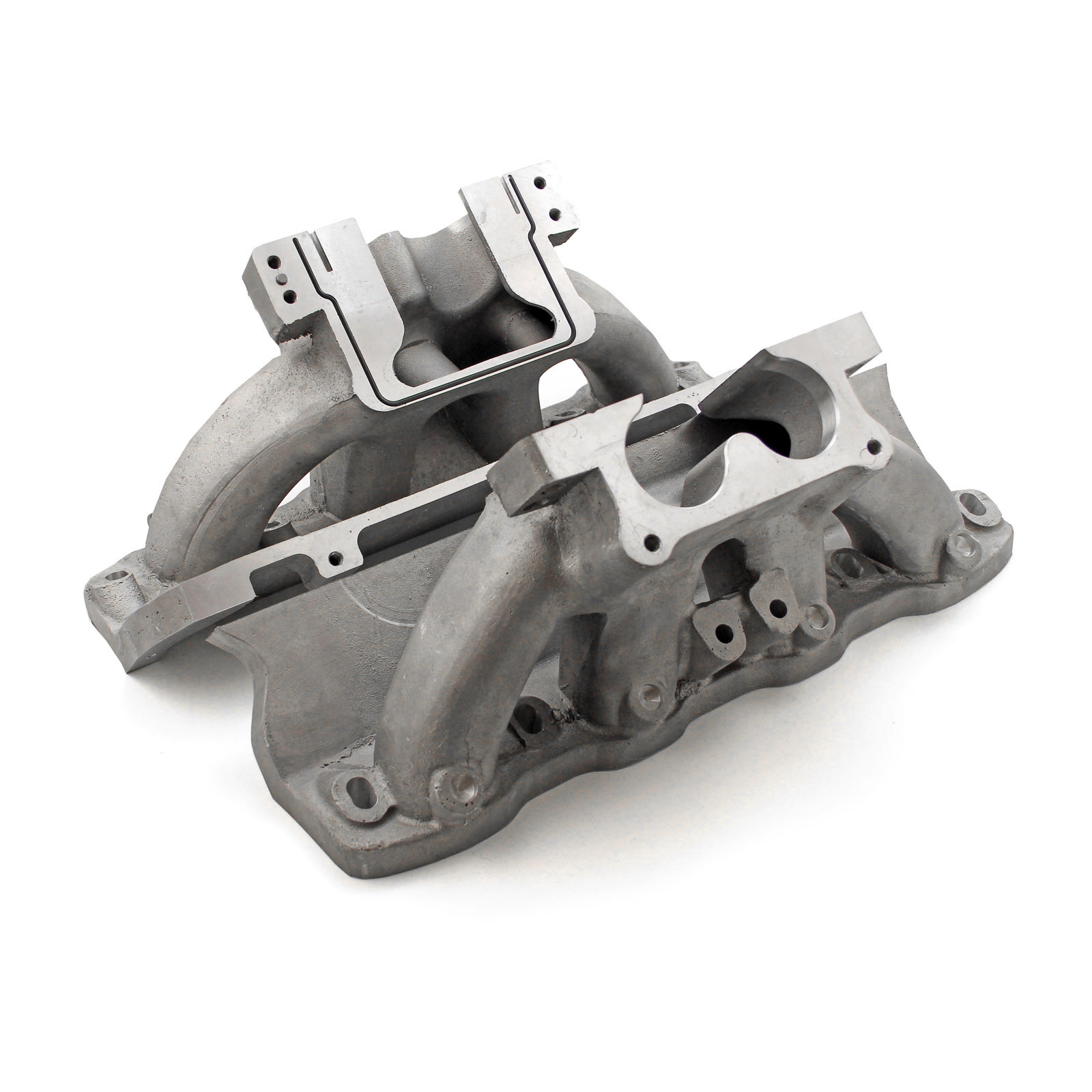 Speedmaster® PCE147.1054 Ford 351W Windsor 3V (4V w/Tongues) HiRise Split Intake Manifold [Satin]