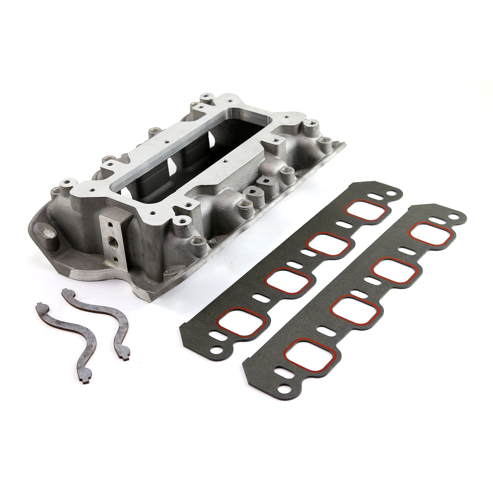 Speedmaster® PCE147.1118 Ford 302 351C Cleveland 3V (4V w/Tongues) MidRise Open Intake Manifold w/Gaskets