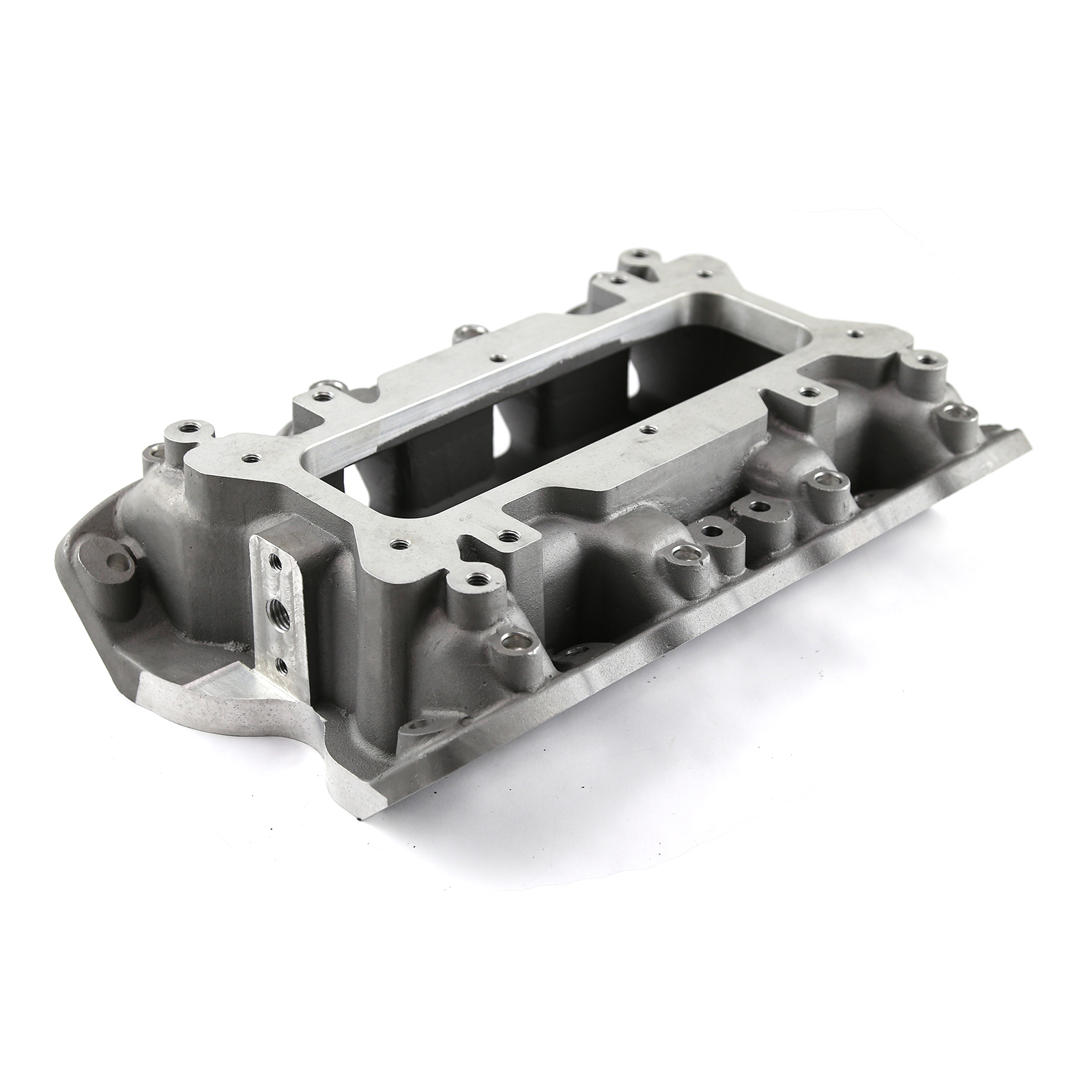 Speedmaster® PCE147.1123 Ford 351W SVO Windsor 3V ( 4V w/ Tongues ) MidRise Open Intake Manifold [Satin]