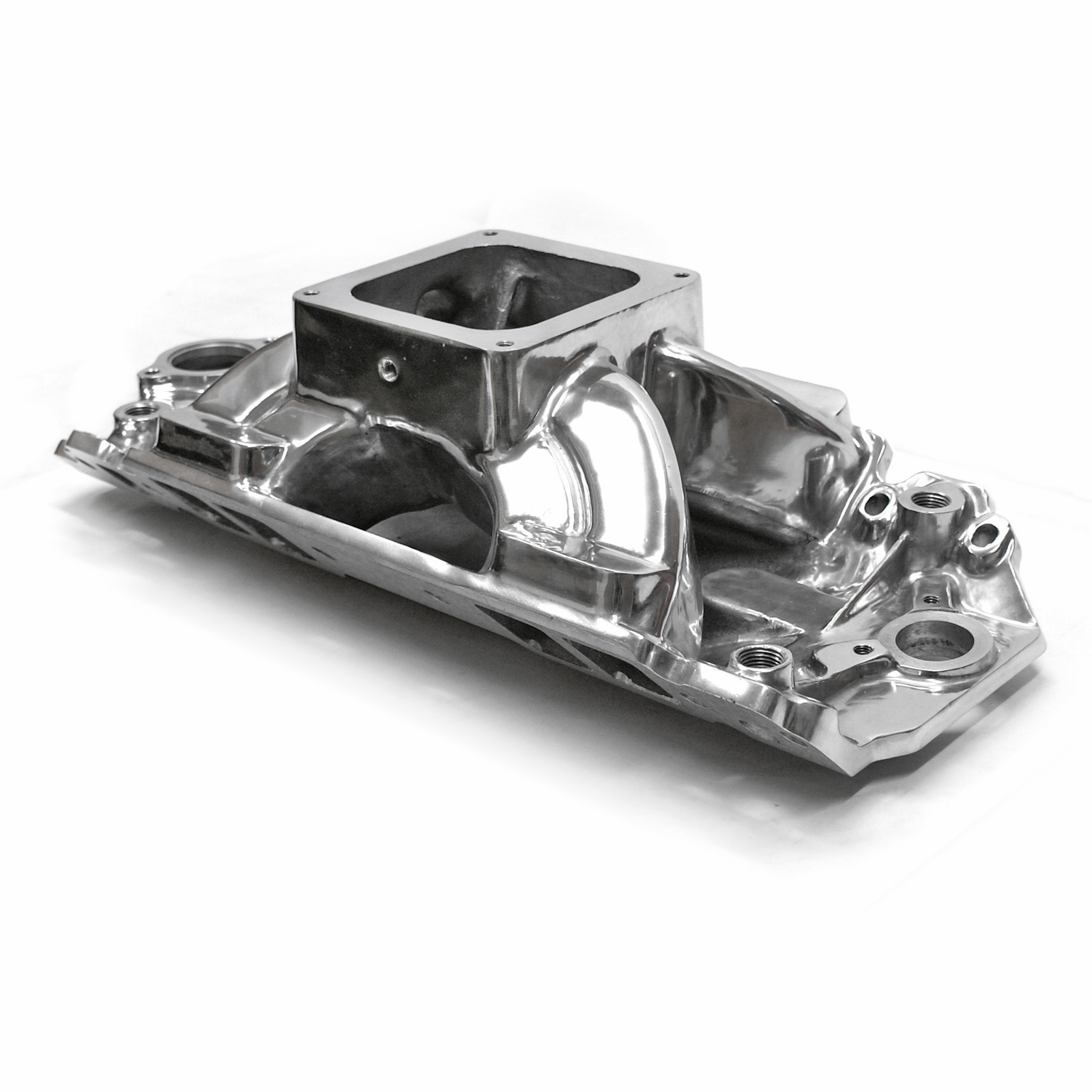 Speedmaster® PCE148.1012 Chevy BBC 454 Rect Port Dominator w/Inj Ports High Rise Intake Manifold Polished
