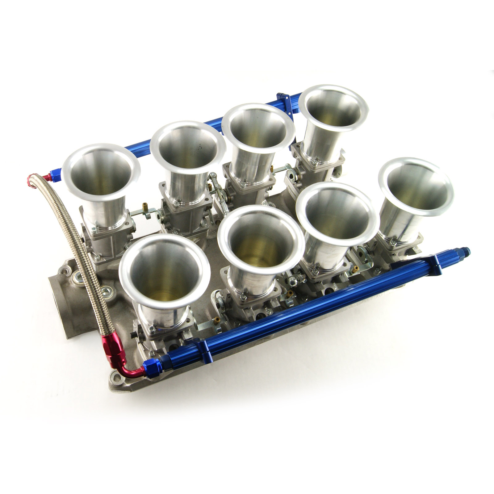 Speedmaster® PCE148.1034 Ford 351W Windsor Downdraft EFI Stack Intake Manifold System Satin