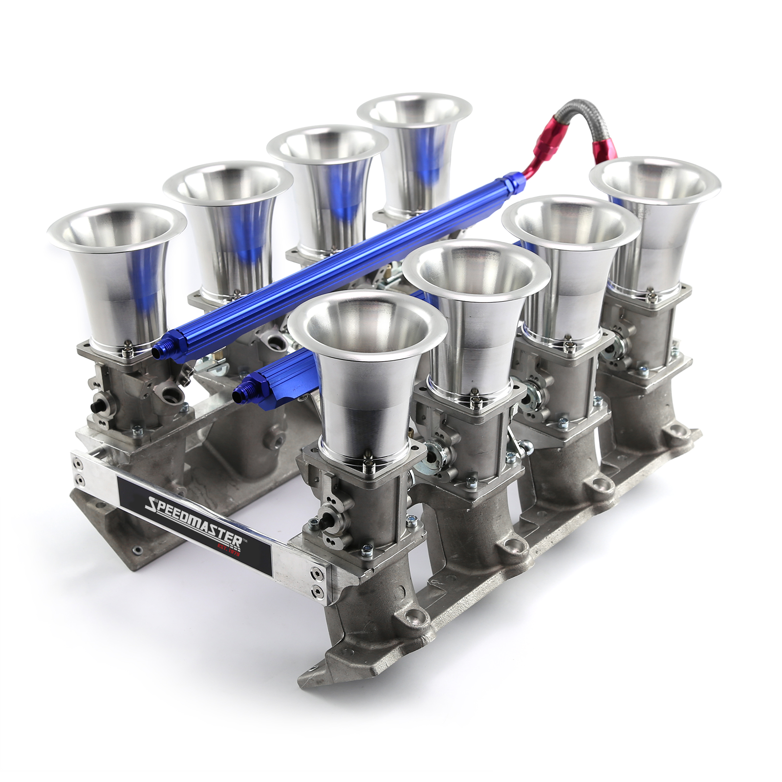 Speedmaster® PCE148.1043 Chevy GM LS7 Downdraft EFI Stack Intake Manifold System Satin