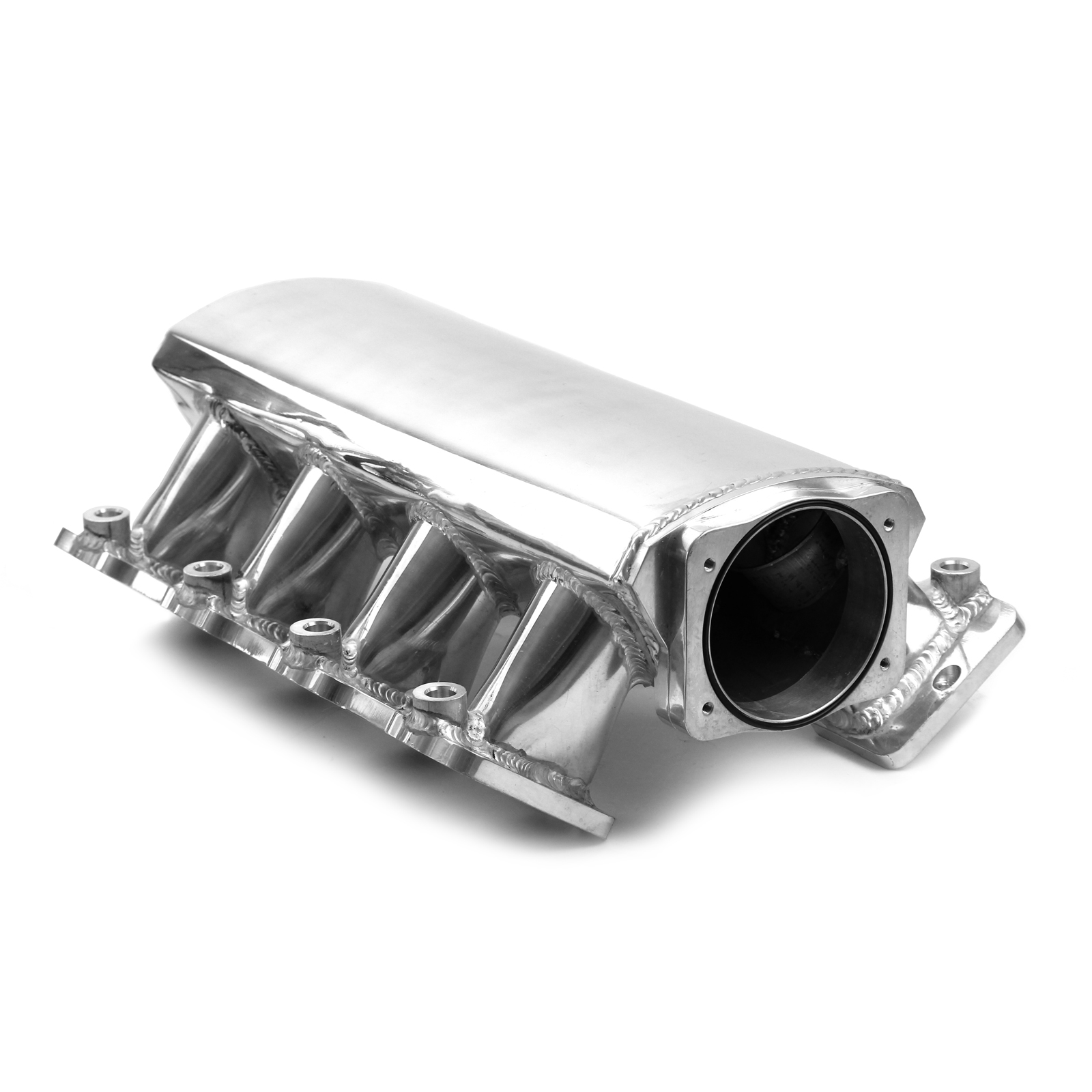 Speedmaster® PCE148.1102 Chevy GM LS1 LS2 LS6 Fabricated 102mm EFI Ram Air Intake Manifold Polished