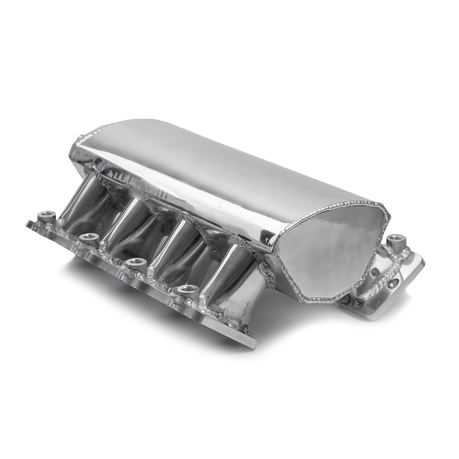 Speedmaster® PCE148.1102 Chevy GM LS1 LS2 LS6 Fabricated 102mm EFI Ram Air Intake Manifold Polished