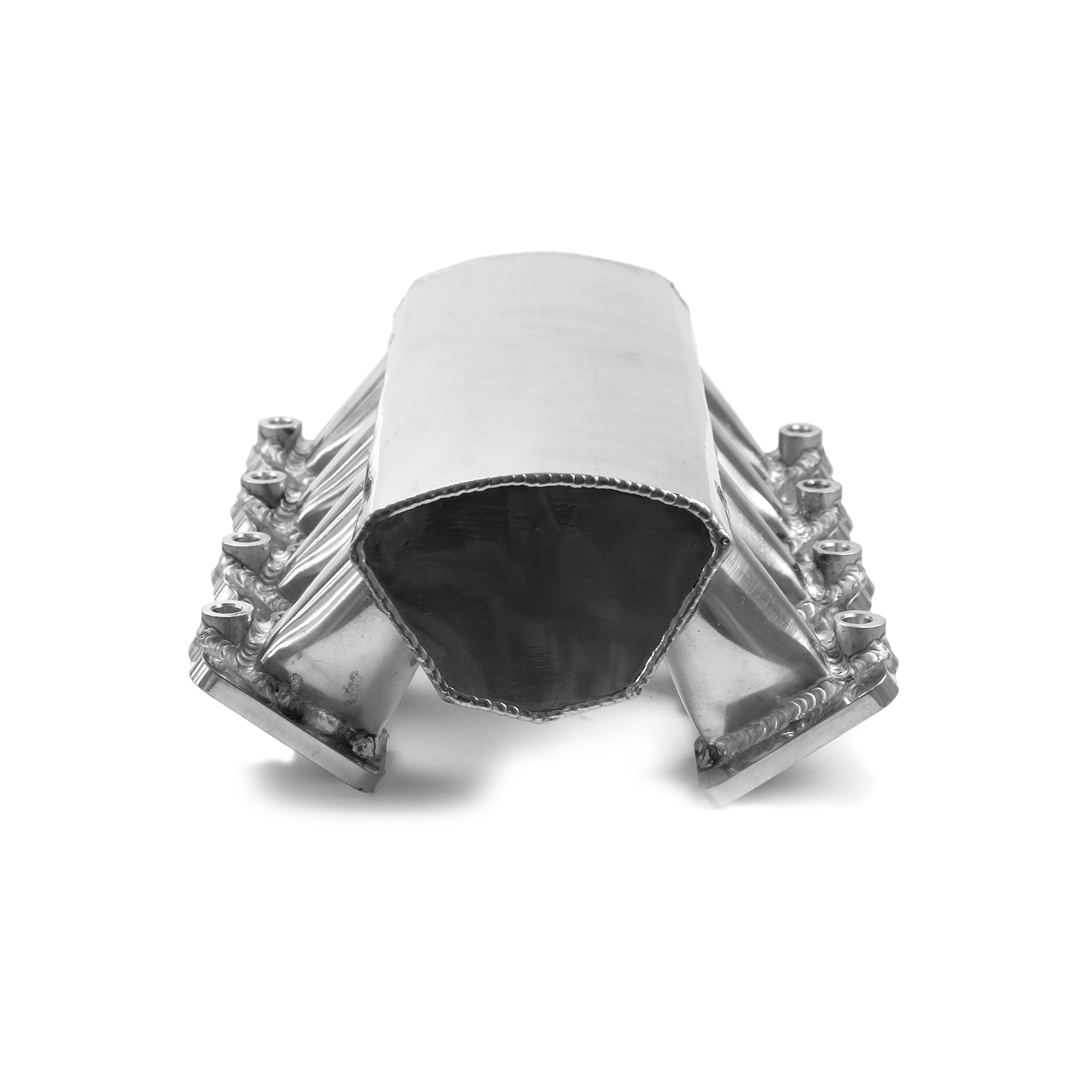 Speedmaster® PCE148.1102 Chevy GM LS1 LS2 LS6 Fabricated 102mm EFI Ram Air Intake Manifold Polished