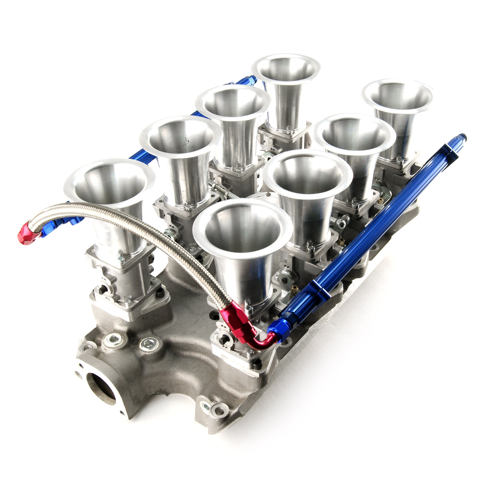 Ford SB 260 289 302 Windsor Downdraft EFI Stack Intake ... jegs distributor wiring diagram 