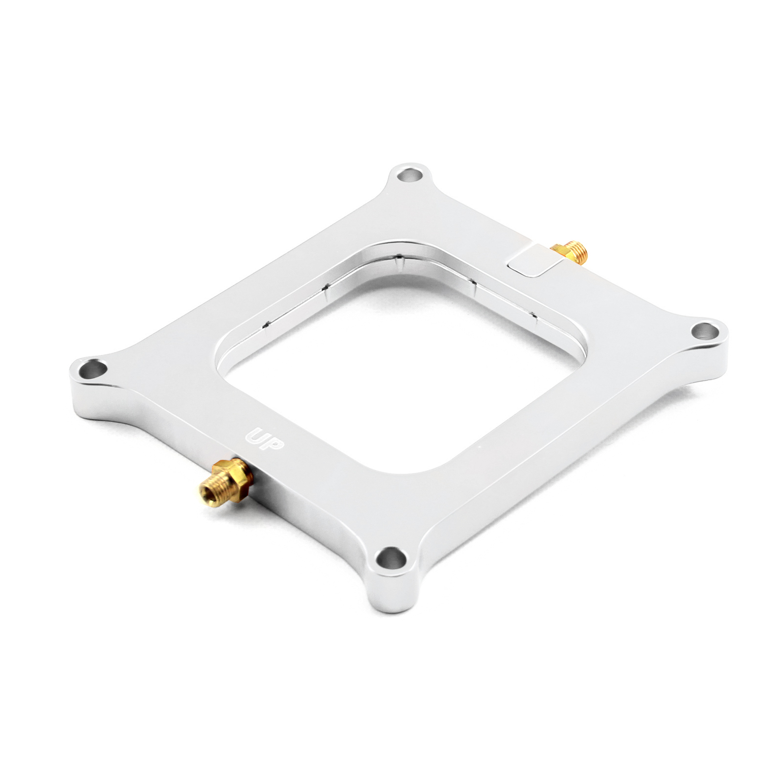 Speedmaster® PCE151.1002.02 Nitrous Oxide 0.500 Polished Billet Square Bore Perimeter Injection Spacer Plate