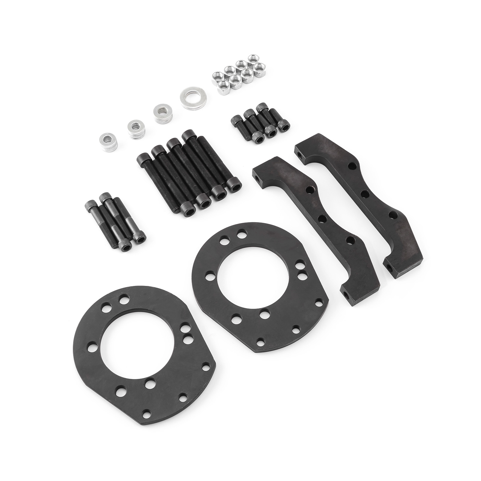 Speedmaster® PCE497.1012 Ford Mustang Brake Conversion Bracket Kit for 315mm Disc 6 Piston Calipers