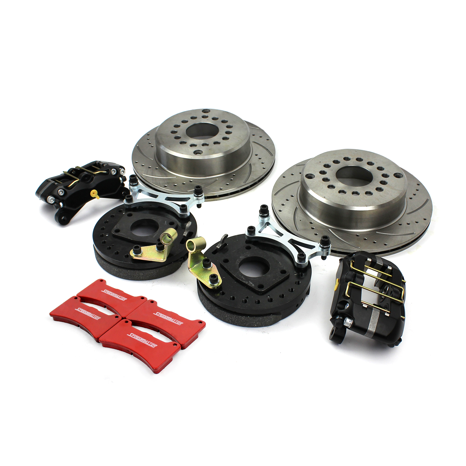 Speedmaster® PCE164.1015 Ford Late Model Large & Small Bearing 4 Piston 12" Rear Brake Kit