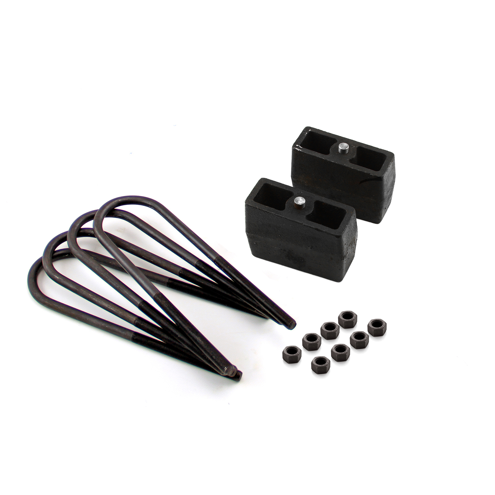 4" Lift And Lowering Kit Ductile Steel Block w/ U-Bolts & Hardware