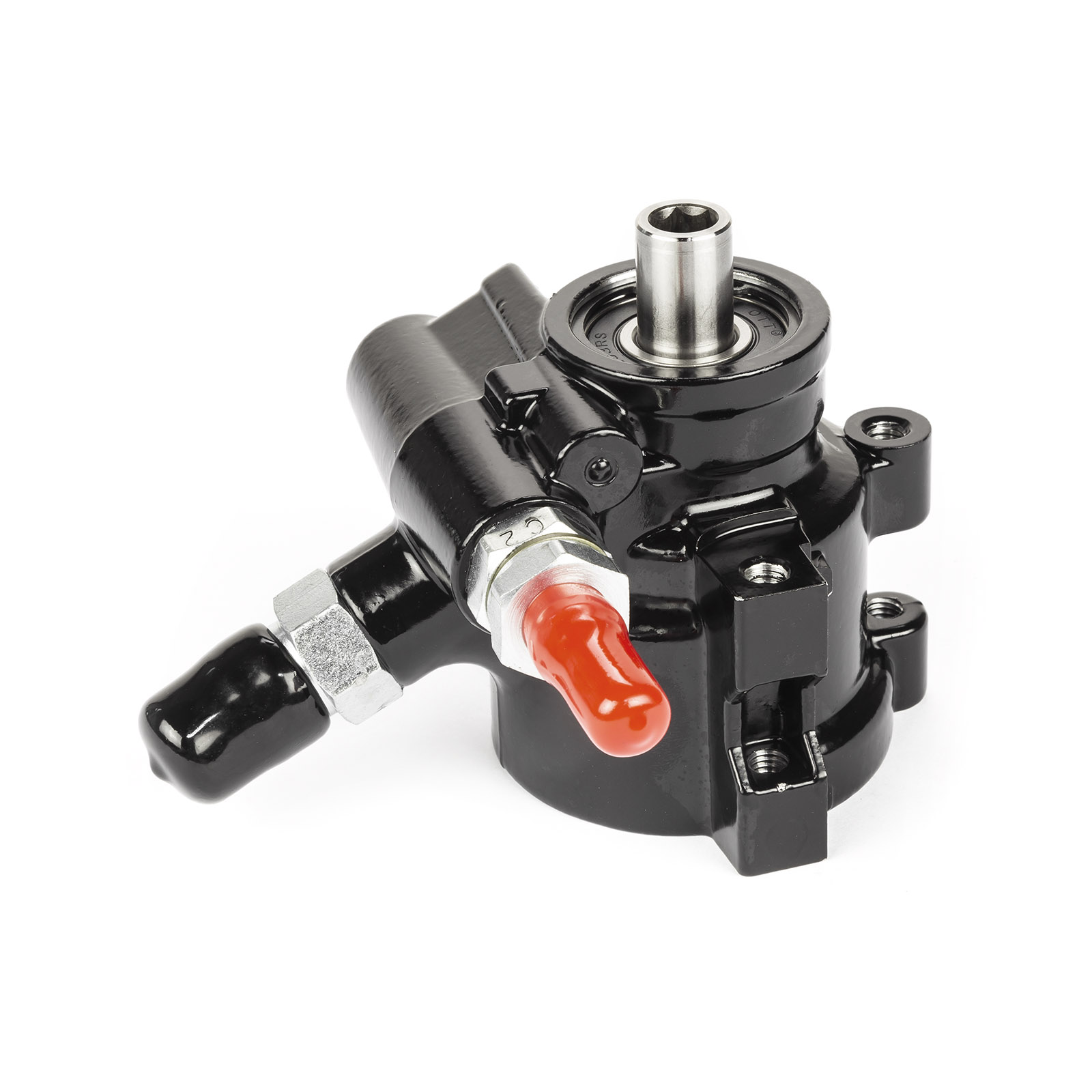Speedmaster® PCE172.1003.03 Chevy Gm 1980-01 Saginaw Tc Type 2 Remote Reservoir Power Steering Pump Black