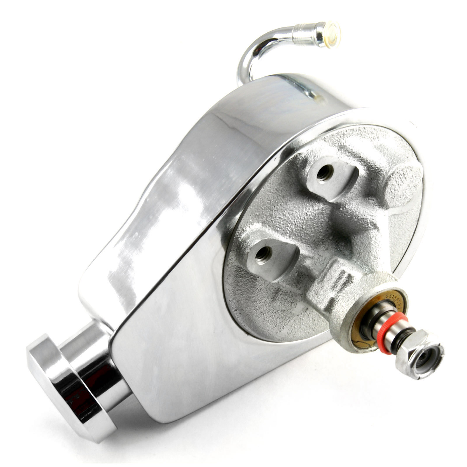 Speedmaster® PCE172.1001 Chevy Gm 1975-79 Saginaw A-Can Power Steering Pump Chrome (Keyway Included)