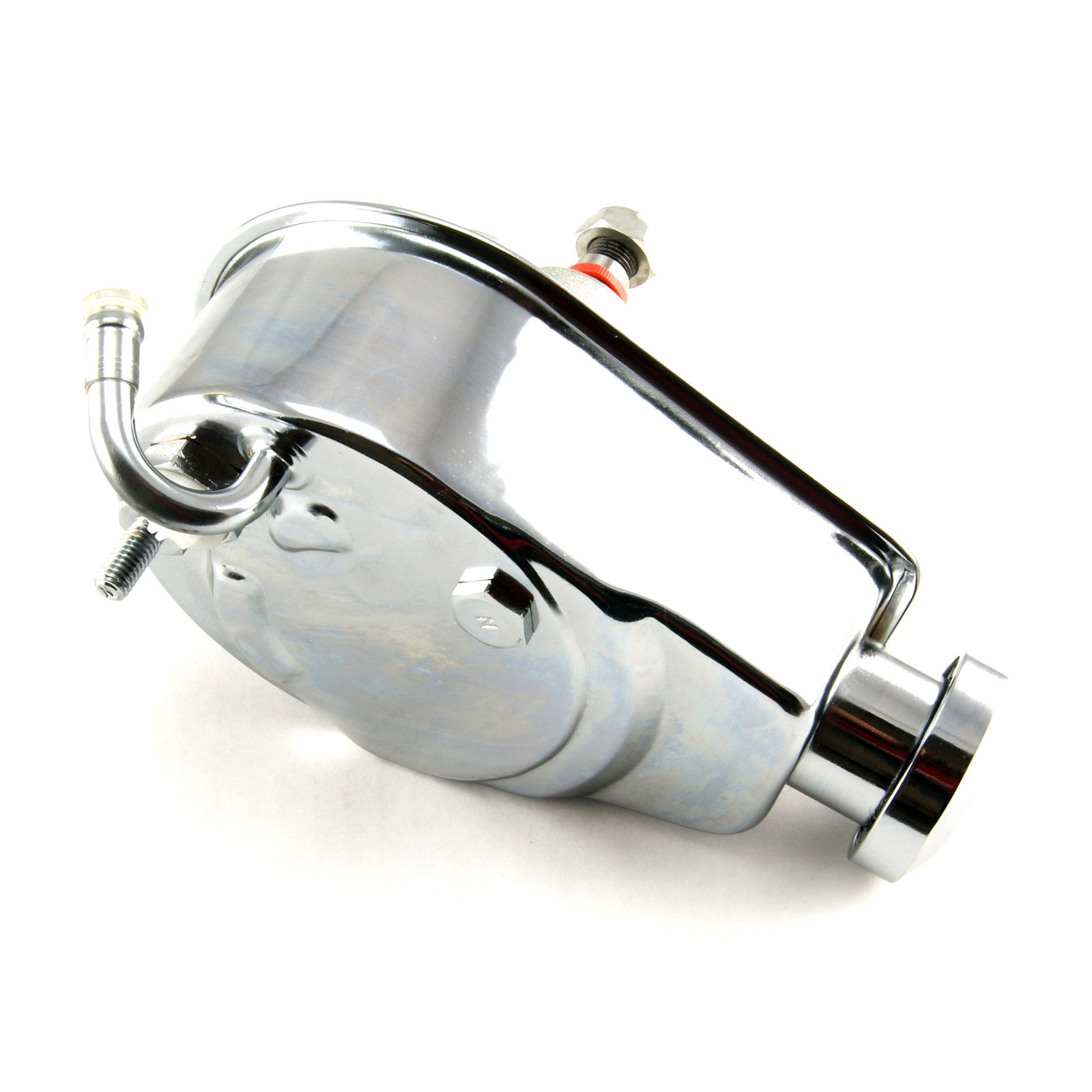 Speedmaster® PCE172.1001 Chevy Gm 1975-79 Saginaw A-Can Power Steering Pump Chrome (Keyway Included)