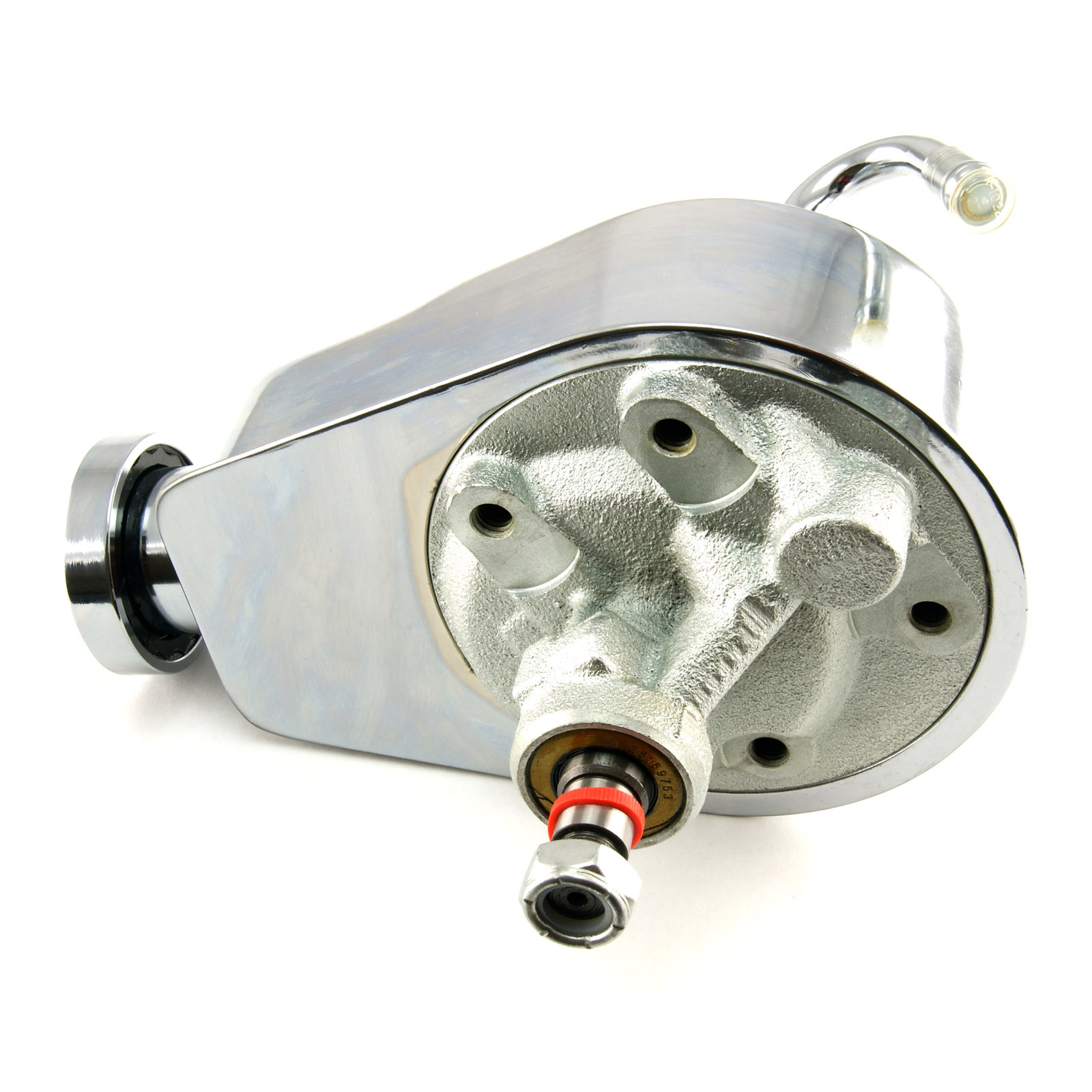 Speedmaster® PCE172.1001 Chevy Gm 1975-79 Saginaw A-Can Power Steering Pump Chrome (Keyway Included)