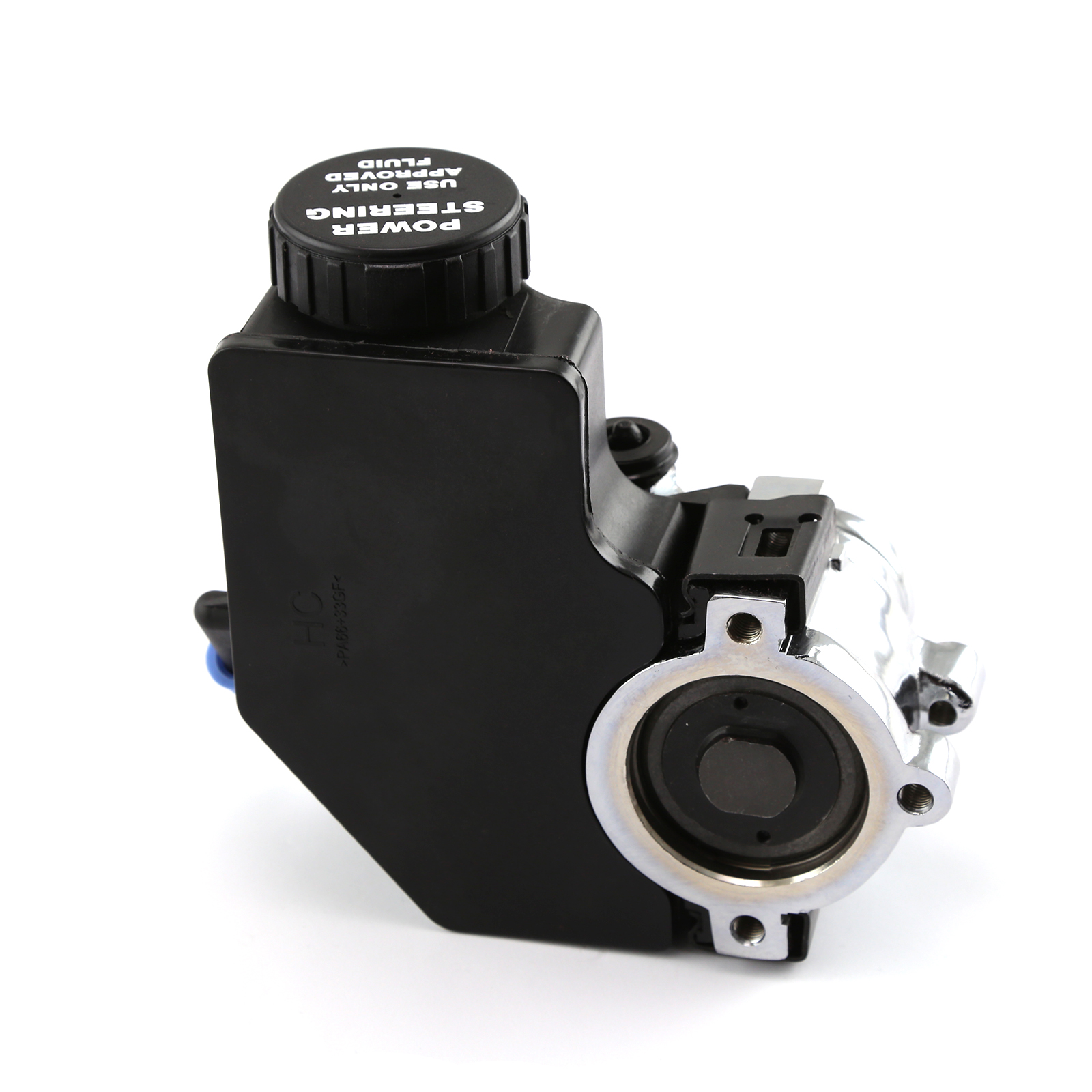 Speedmaster® PCE172.1005 Chevy Gm 1980-01 Saginaw Tc Type 2 Power Steering Pump w/ Reservoir Chrome