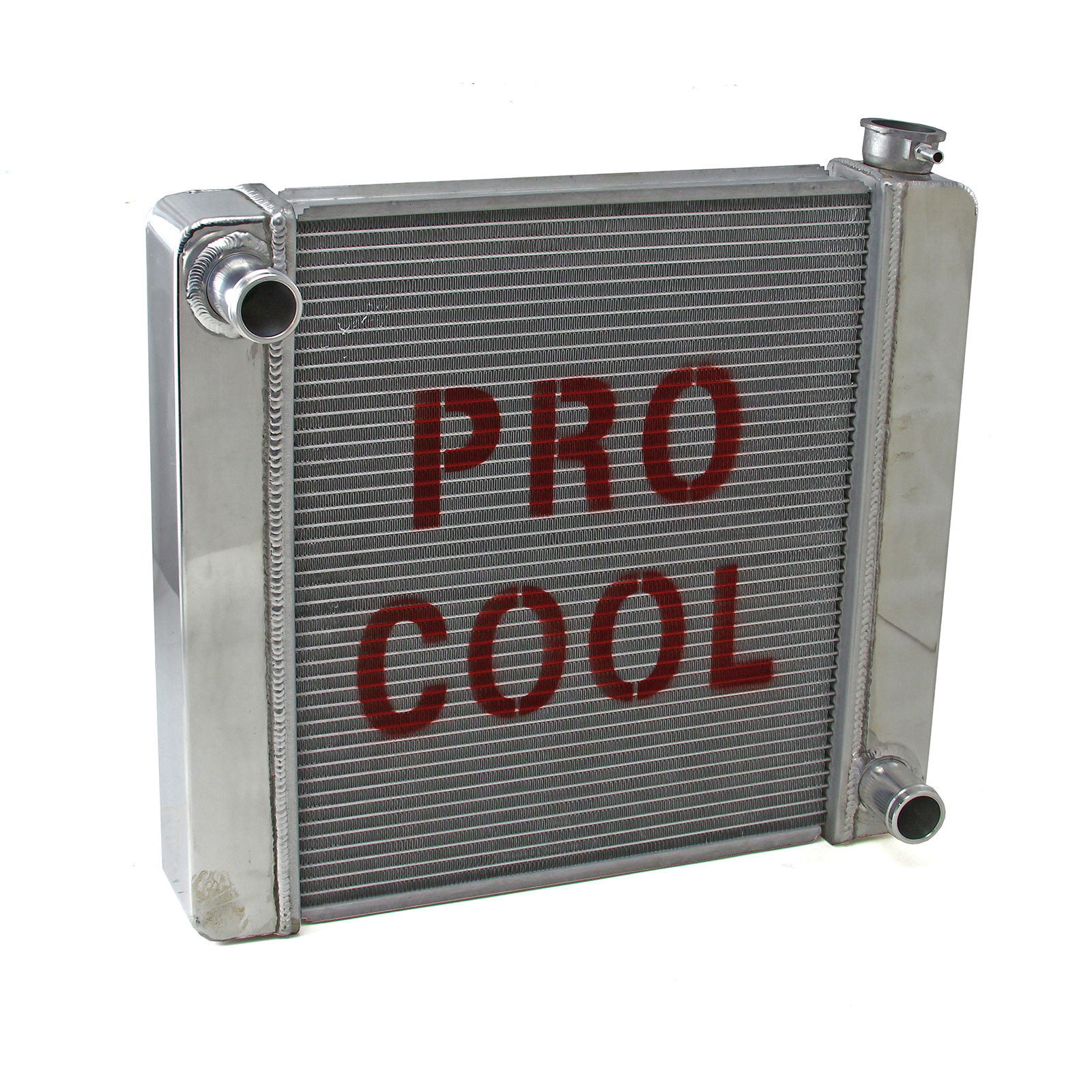 Speedmaster® PCE190.1044 Universal 26x19x2.2 Chevy Ford Mopar GM Aluminum Radiator - Polished