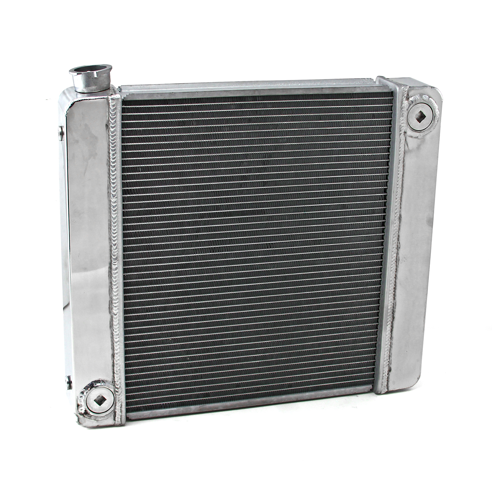 Speedmaster® PCE190.1044 Universal 26x19x2.2 Chevy Ford Mopar GM Aluminum Radiator - Polished