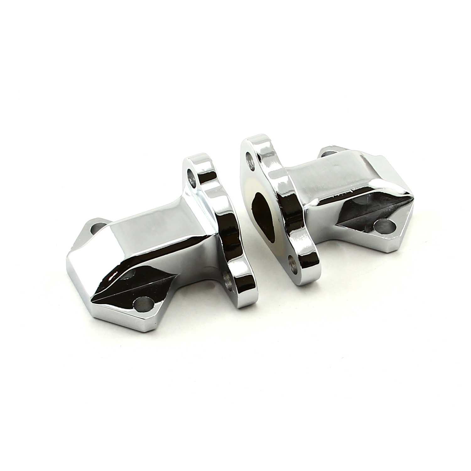 Speedmaster® PCE193.1007 Ford SB 289 302 351 Windsor Eletric Water Pump Legs Chrome (2Pcs)
