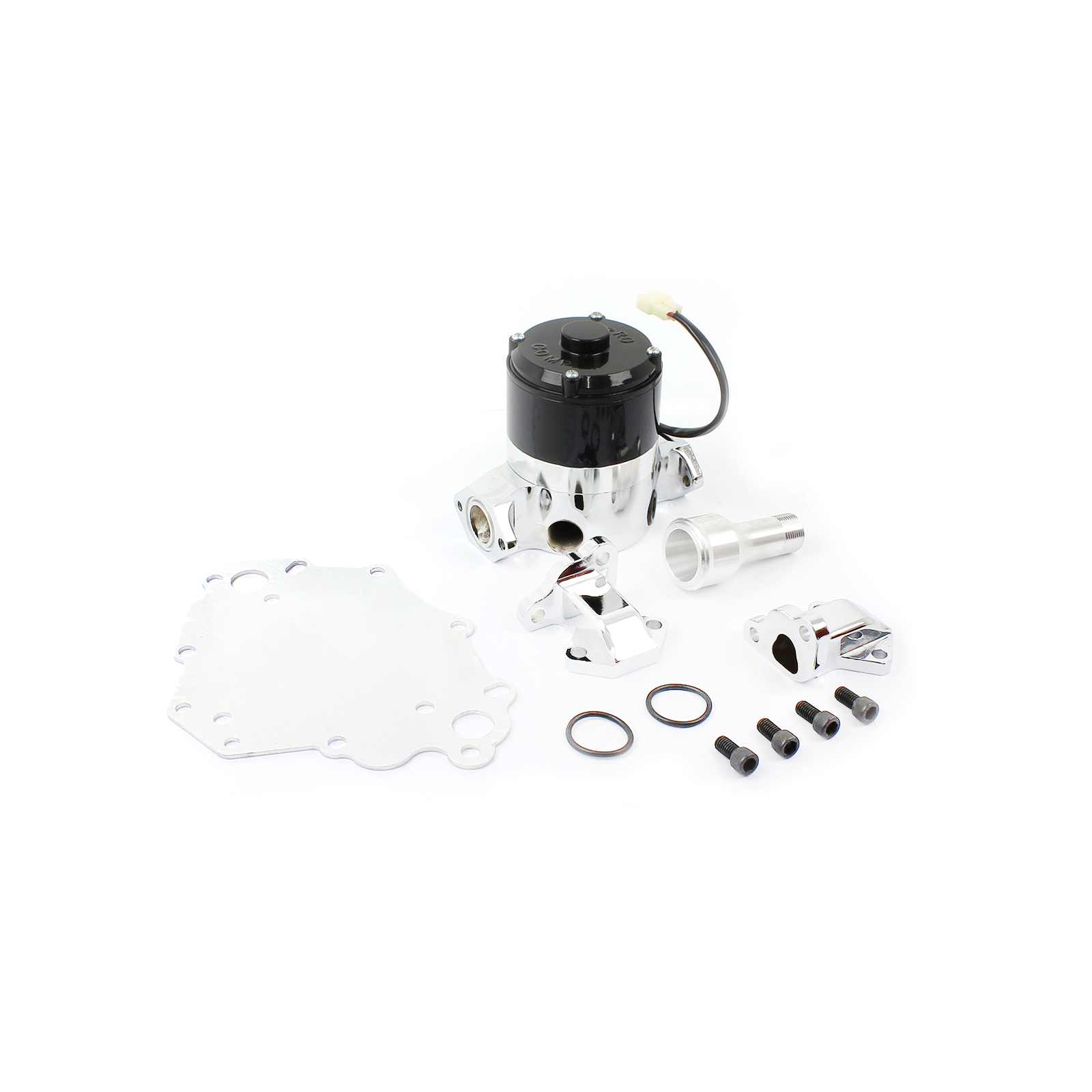 Speedmaster® PCE194.1010 Ford 351C Cleveland 35+ Gpm Electric Water Pump Chrome & Plate